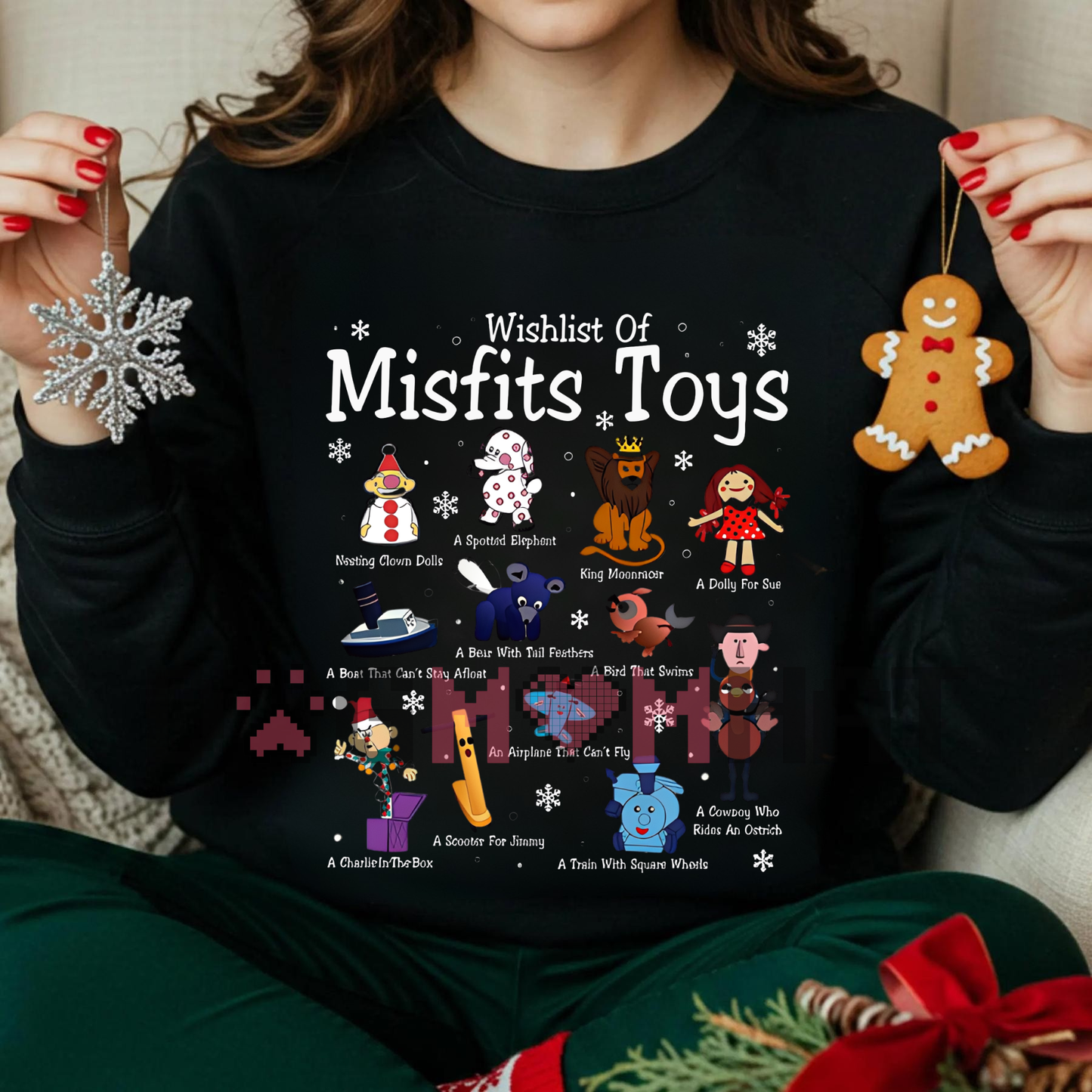 Red Nosed Reindeer Christmas Shirt – Rudolph and Friend Xmas Sweatshirt, Classic Christmas Movie Tee
