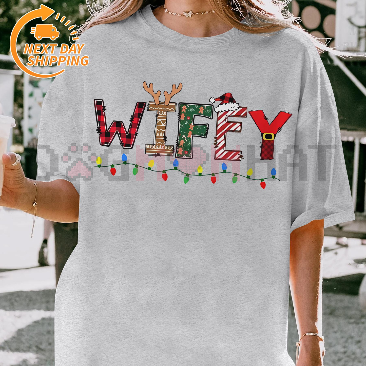Funny Christmas Matching Shirts Couple – "I Have Everything I Want" Xmas Party Couple Tee