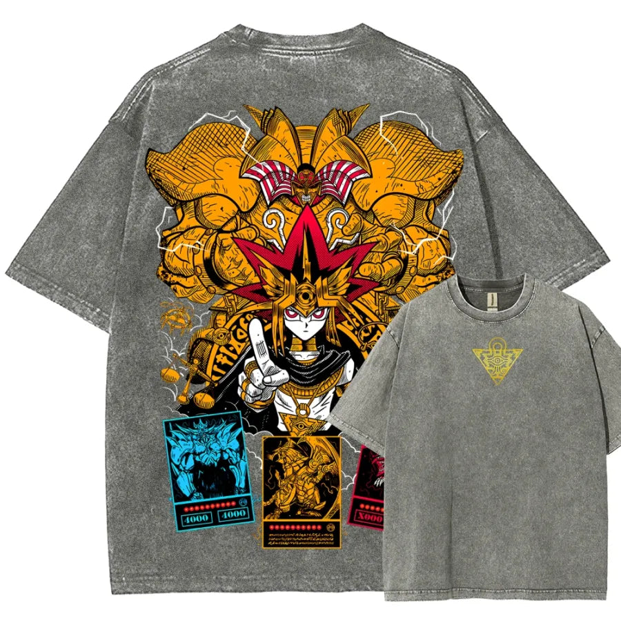 Yu-Gi-Oh! Washed T-Shirt - Unisex Fit Anime & Manga Graphic Tee