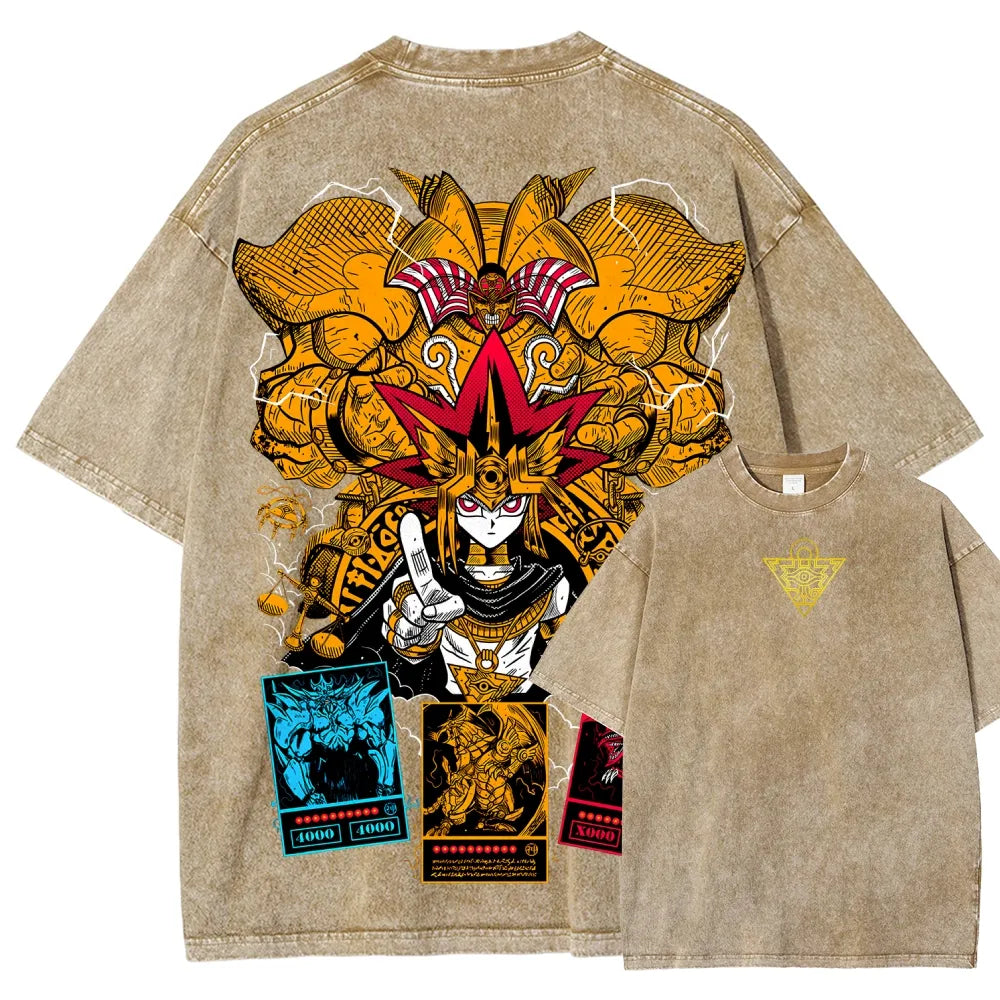 Yu-Gi-Oh! Washed T-Shirt - Unisex Fit Anime & Manga Graphic Tee