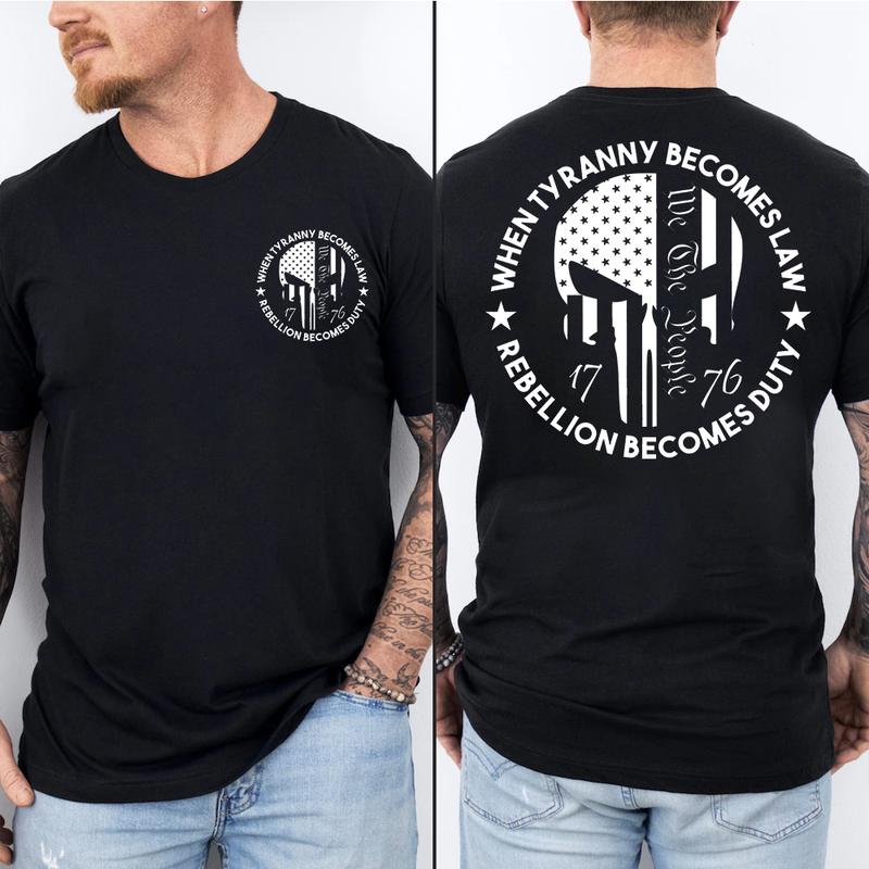 1776 Rebellion Duty T-Shirt – We The People Political Protest Tee, Social Justice Shirt - Dogmomhat