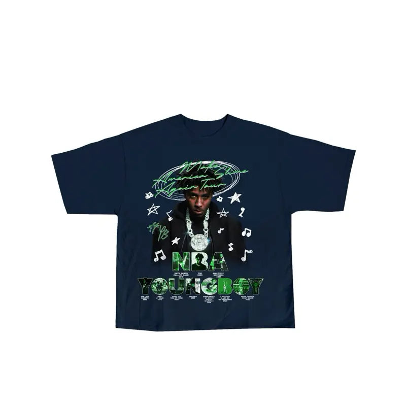 MASA Tour Youngboy Never Broke Again T-Shirt – Vintage Graphic Tee