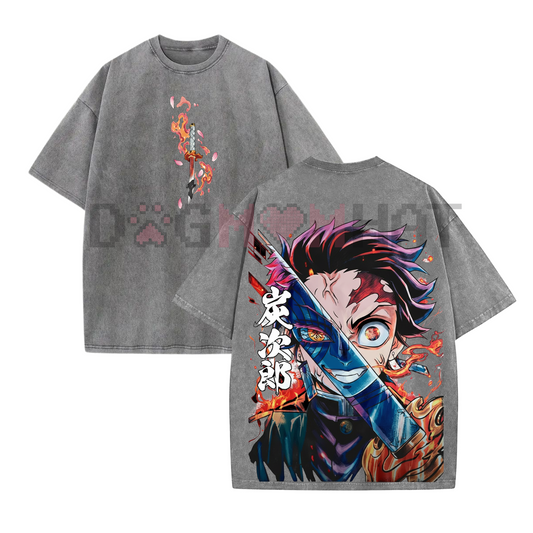 Retro Limited Kamado Tanjiro Demon Slayer T-Shirt