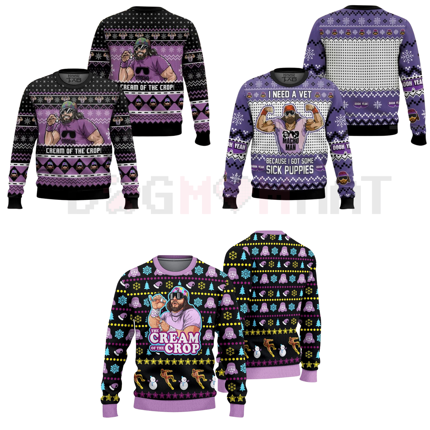 "The Cream of The Crop" Funny Ugly Sweater – Premium Christmas Gift for Friends & Family