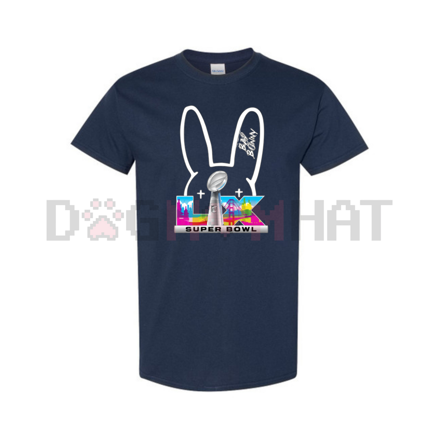 Bunny Ears Graphic T-Shirt – Urban Streetwear Unisex Fashion Top, Edgy Aesthetic Tee
