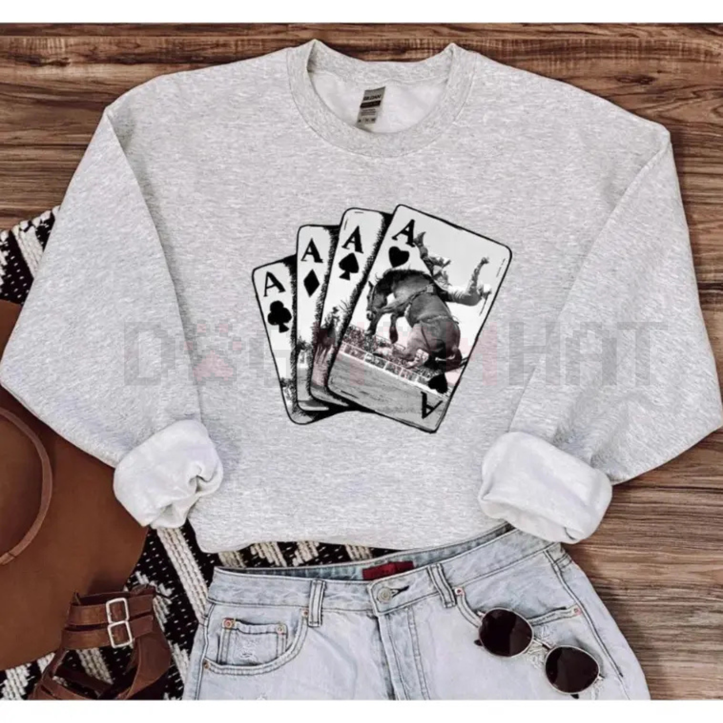 Ace Card Cowboy Sweatshirt