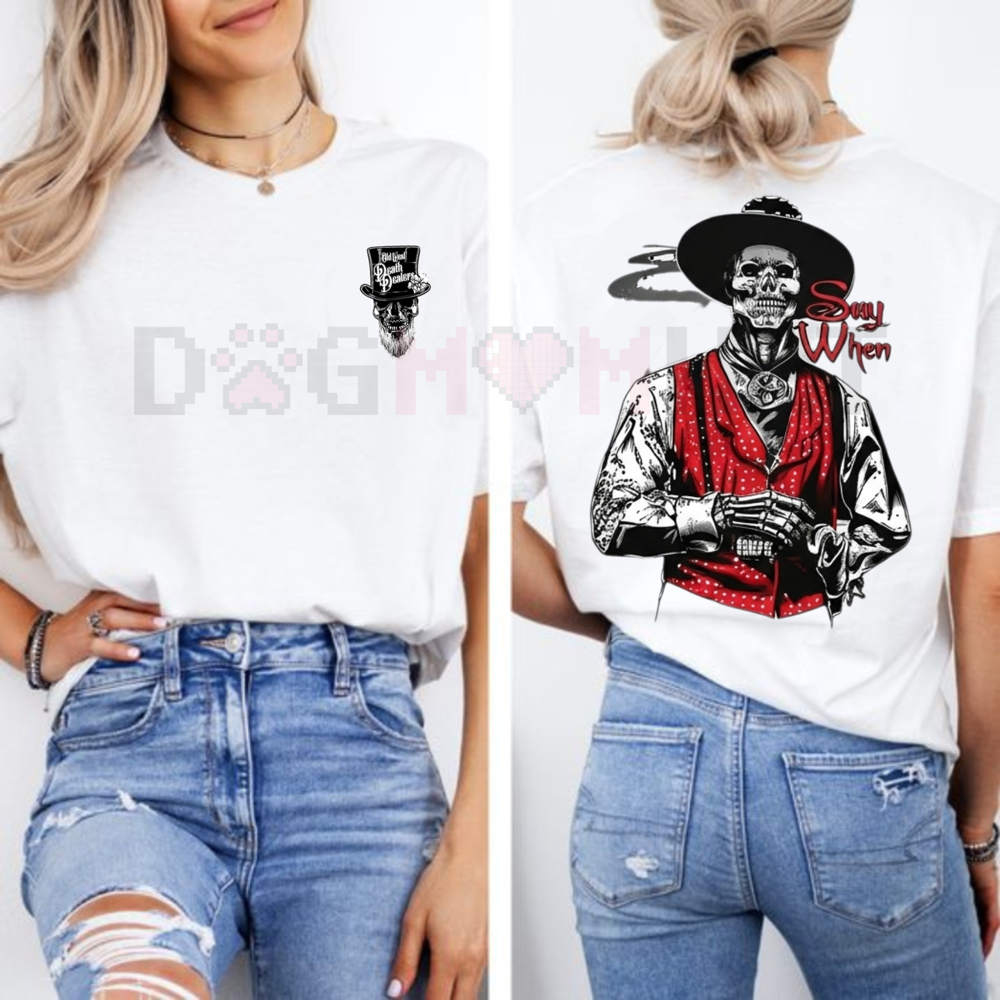 Doc Holliday "Say When" Zombie T-Shirt – Old West Death Dealers Collection