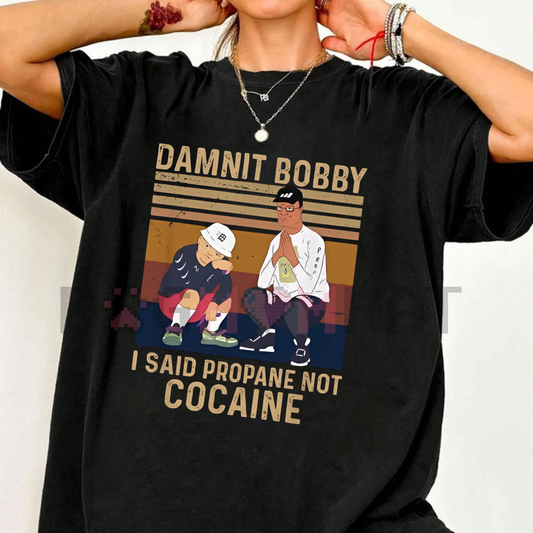 Hilarious King Of The Hill Inspired Propane Mishap Tee – Cartoon Artwork Golf Gift TShirt