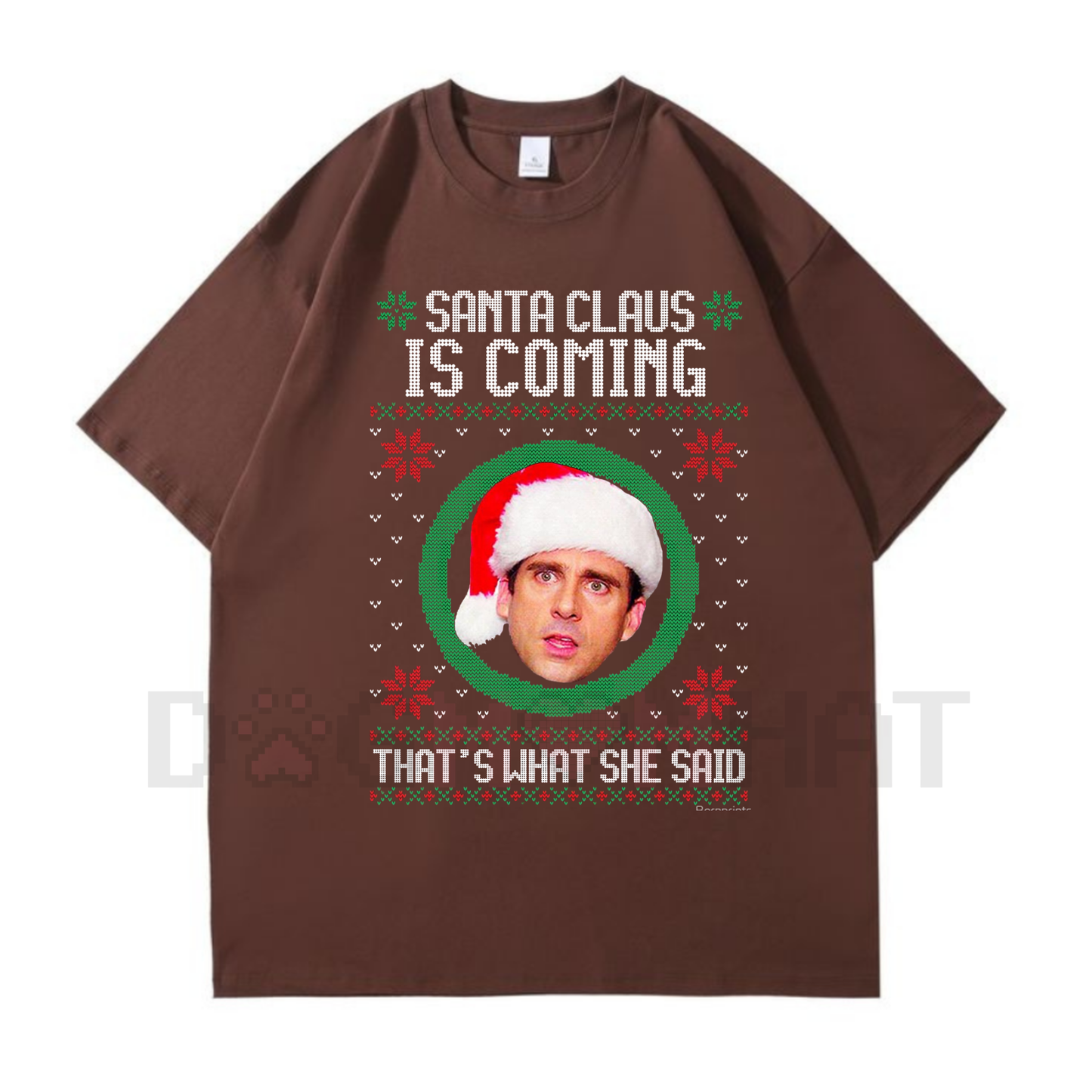 The Office Christmas Vintage Shirt – Michael Scott Santa Claus Meme Tee
