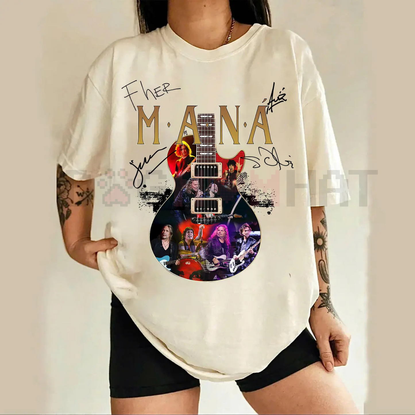 Maná Tour 2025 Tee – Vintage Latin Rock Tour Shirt, Music Fan Merch, Retro Band T-Shirt for Men & Women