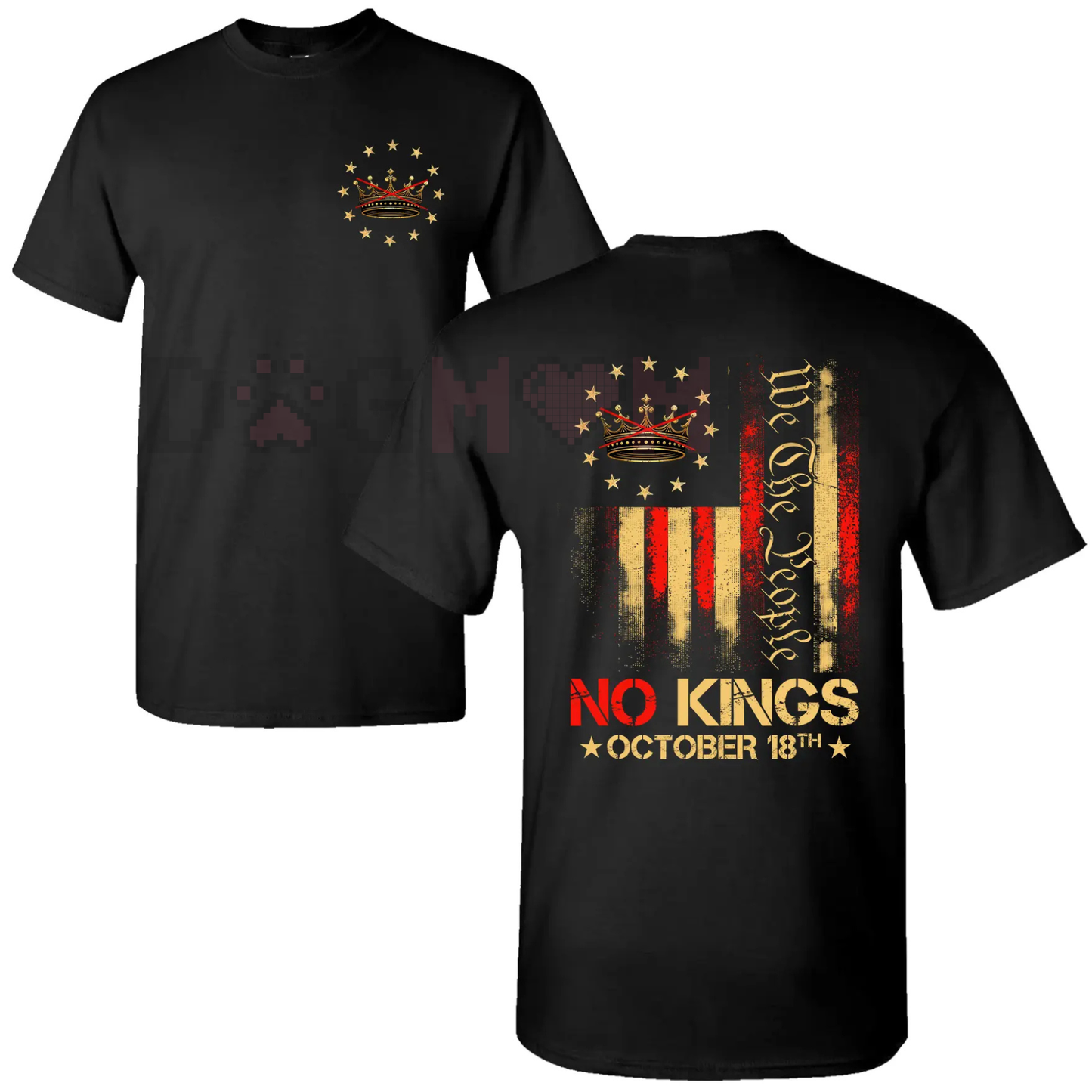 "No Kings in America: We The People" Shirt – Nope Kings 2.0 Tee (Oct 18)
