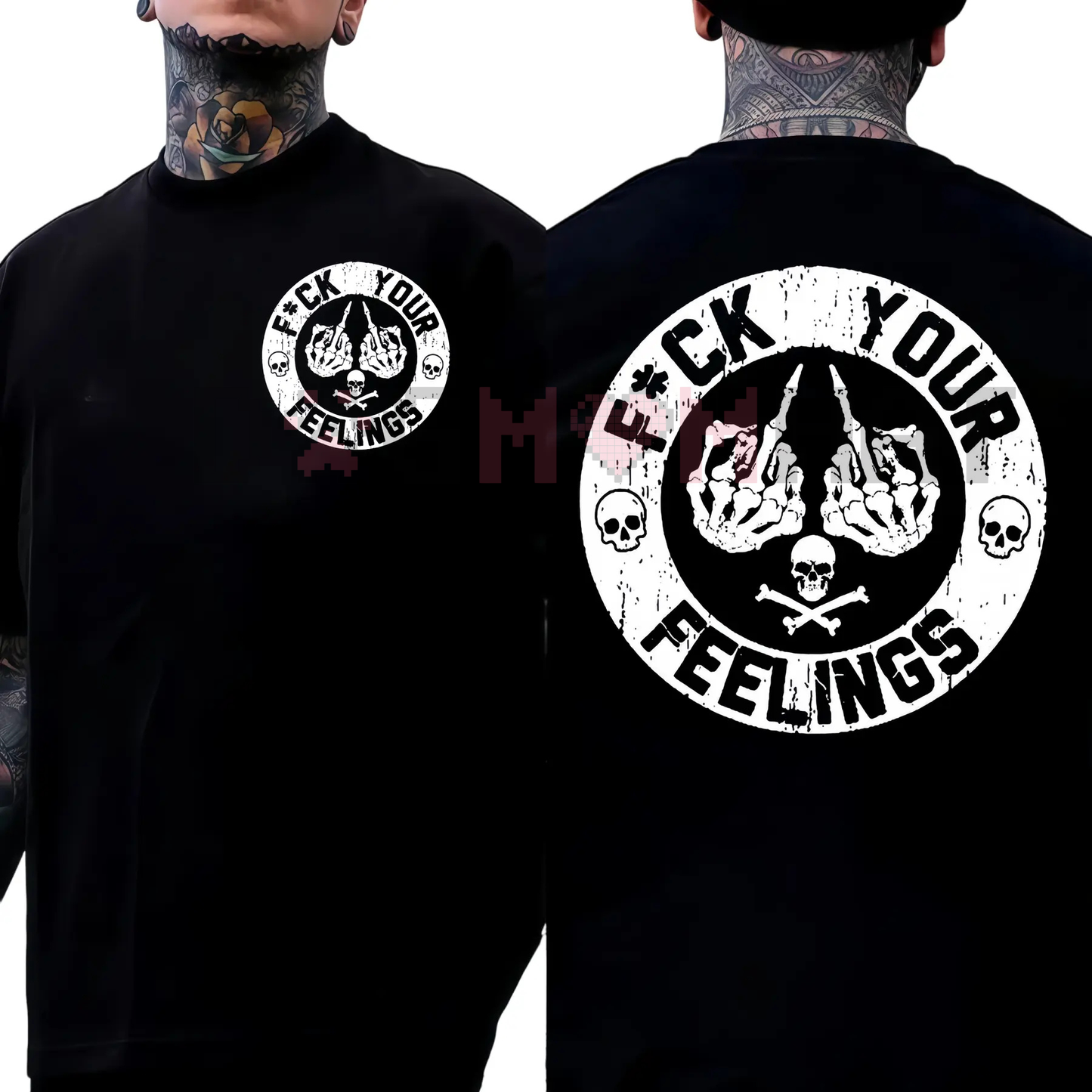 F*ck Your Feelings Skull Tee – Bold Statement Graphic T-shirt
