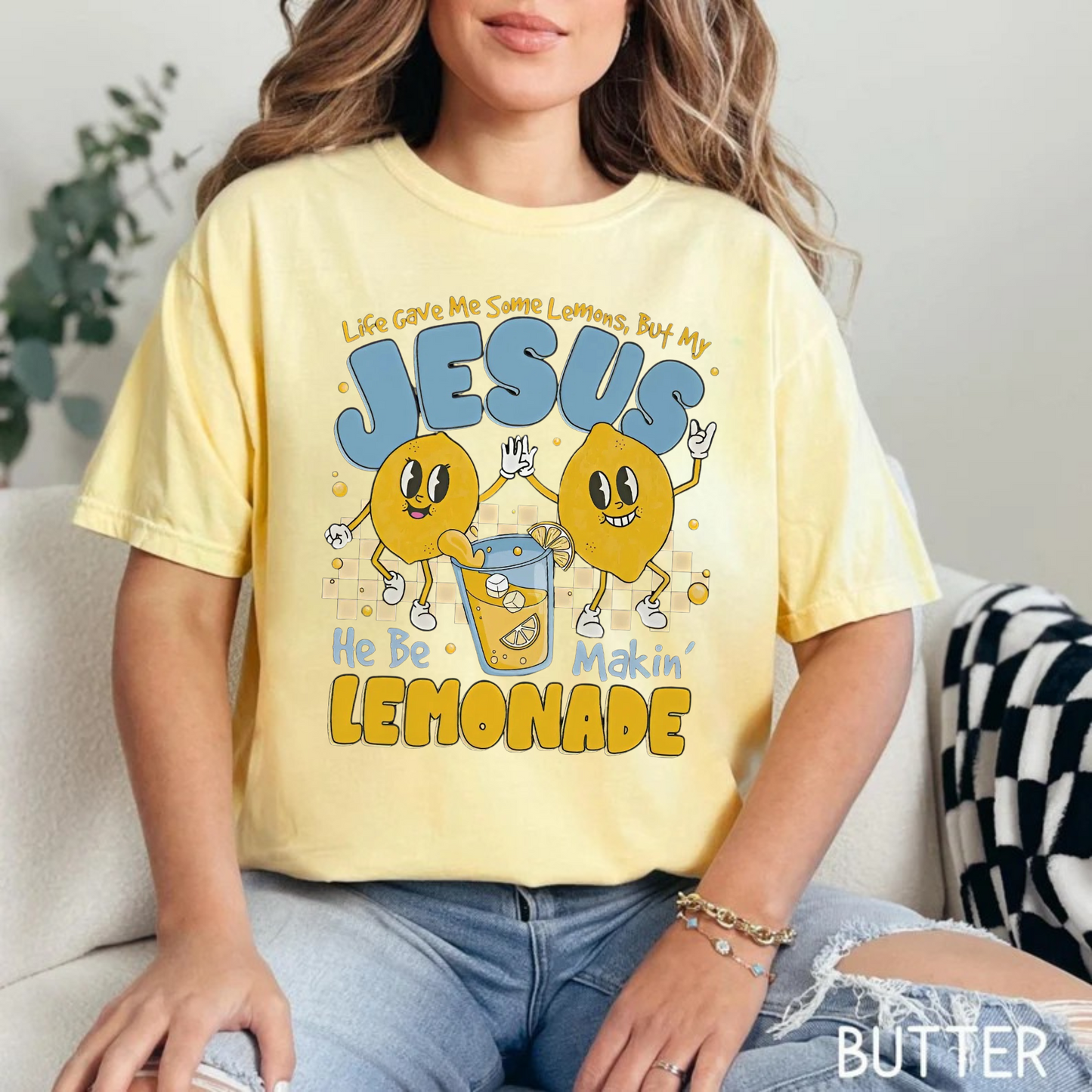 "Life Gave Me Some Lemons" Christian T-Shirt – He Be Makin' Lemonade