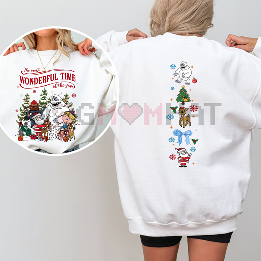 Vintage Rudolph Christmas Sweatshirt – Retro Red Nosed Reindeer Shirt