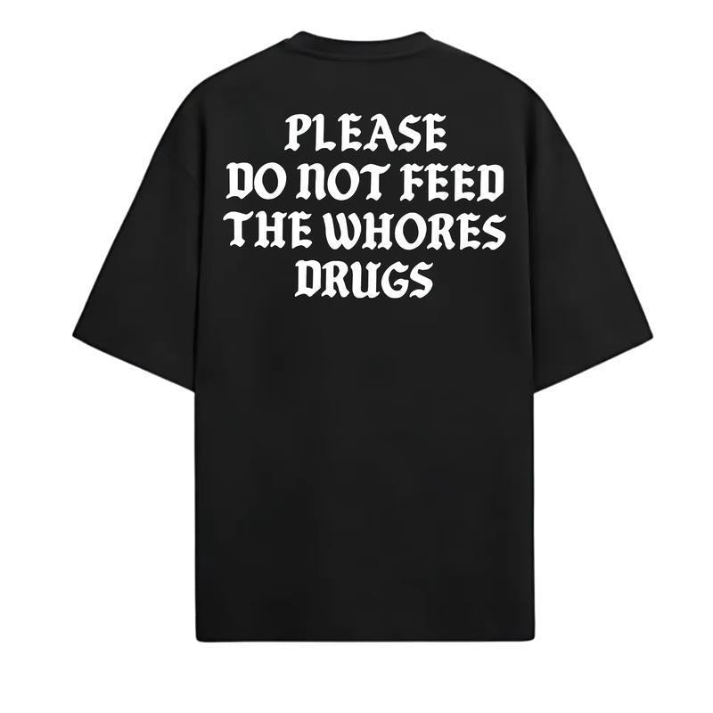 "Please Do Not Feed" Funny Graphic Tee - Sarcastic Zoo & Animal Humor Shirt