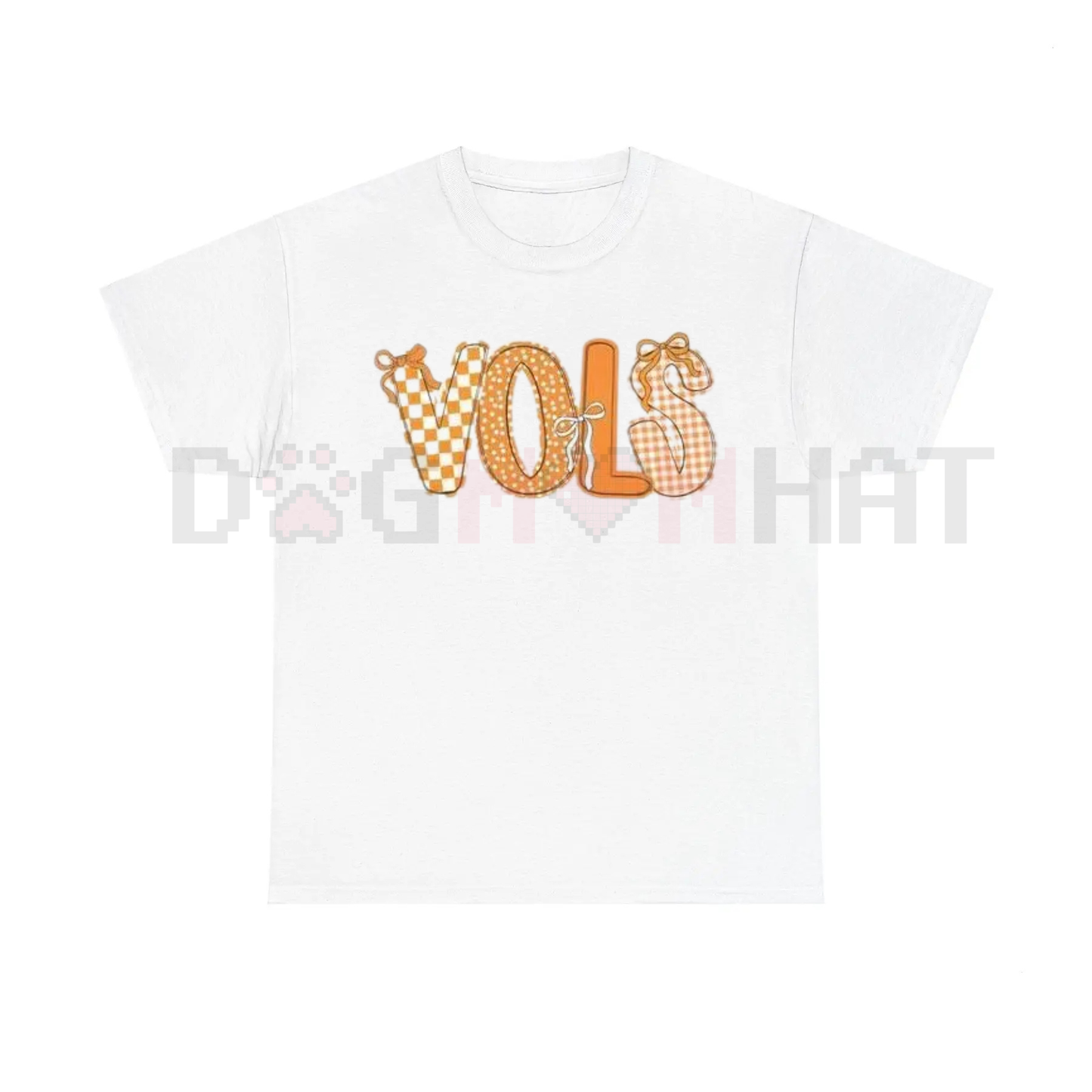 Game Day Spirit T-Shirt – Retro Checkerboard & Polka Dot Print Tee