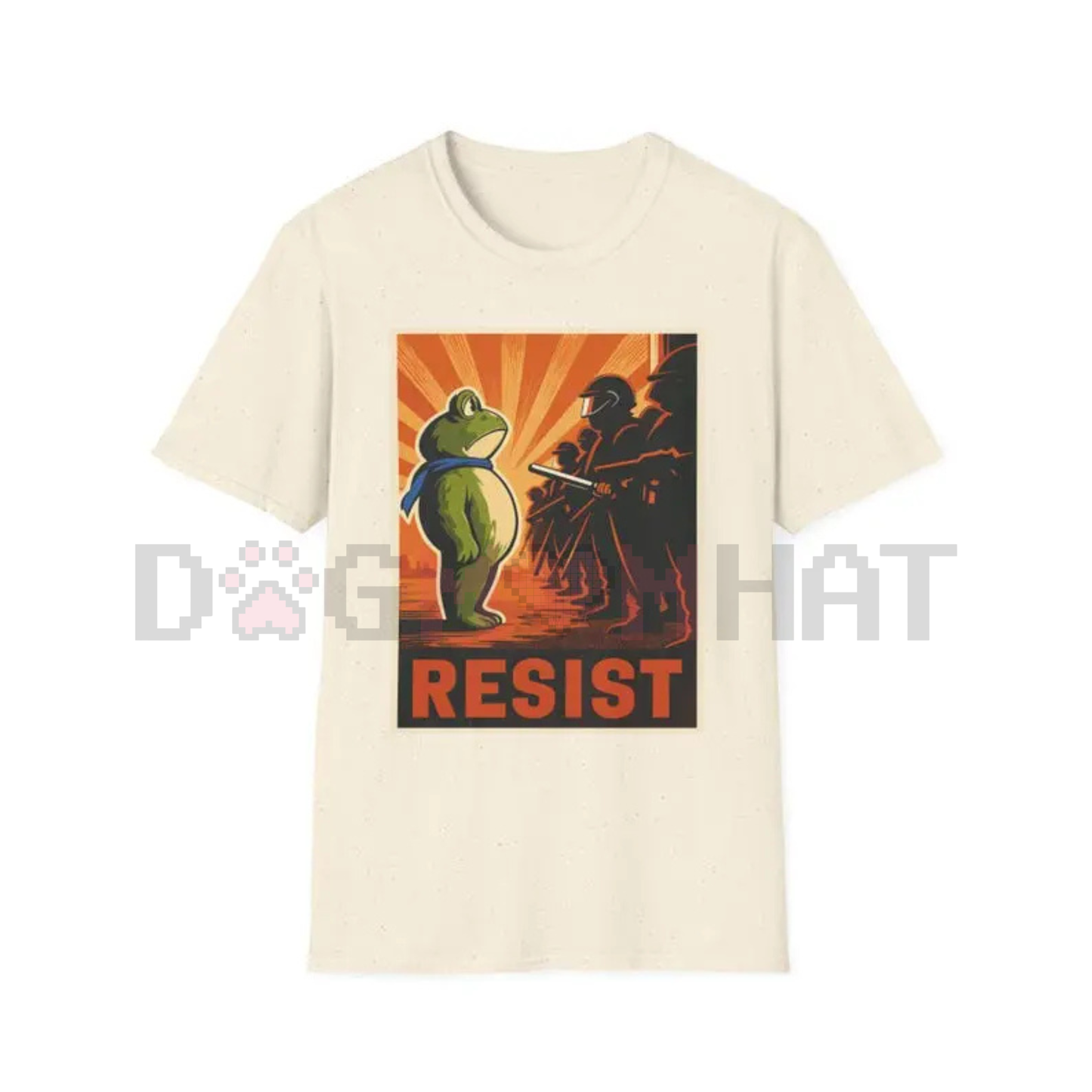 Portland Frog Protest Resist T-Shirt – Resist Tees, Anti-ICE, Anti-Trump Graphic Tee
