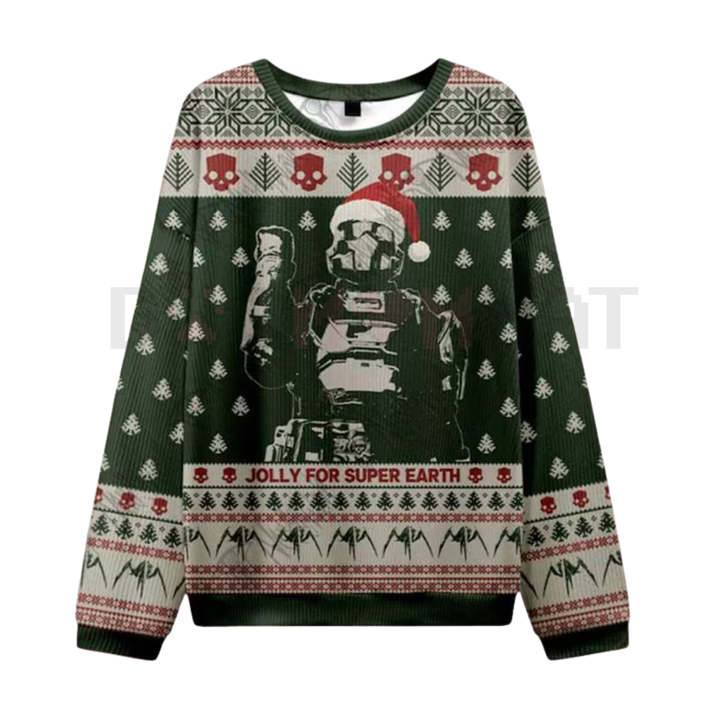 Helldivers 2 "Jolly for Super Earth" Ugly Christmas Sweatshirt