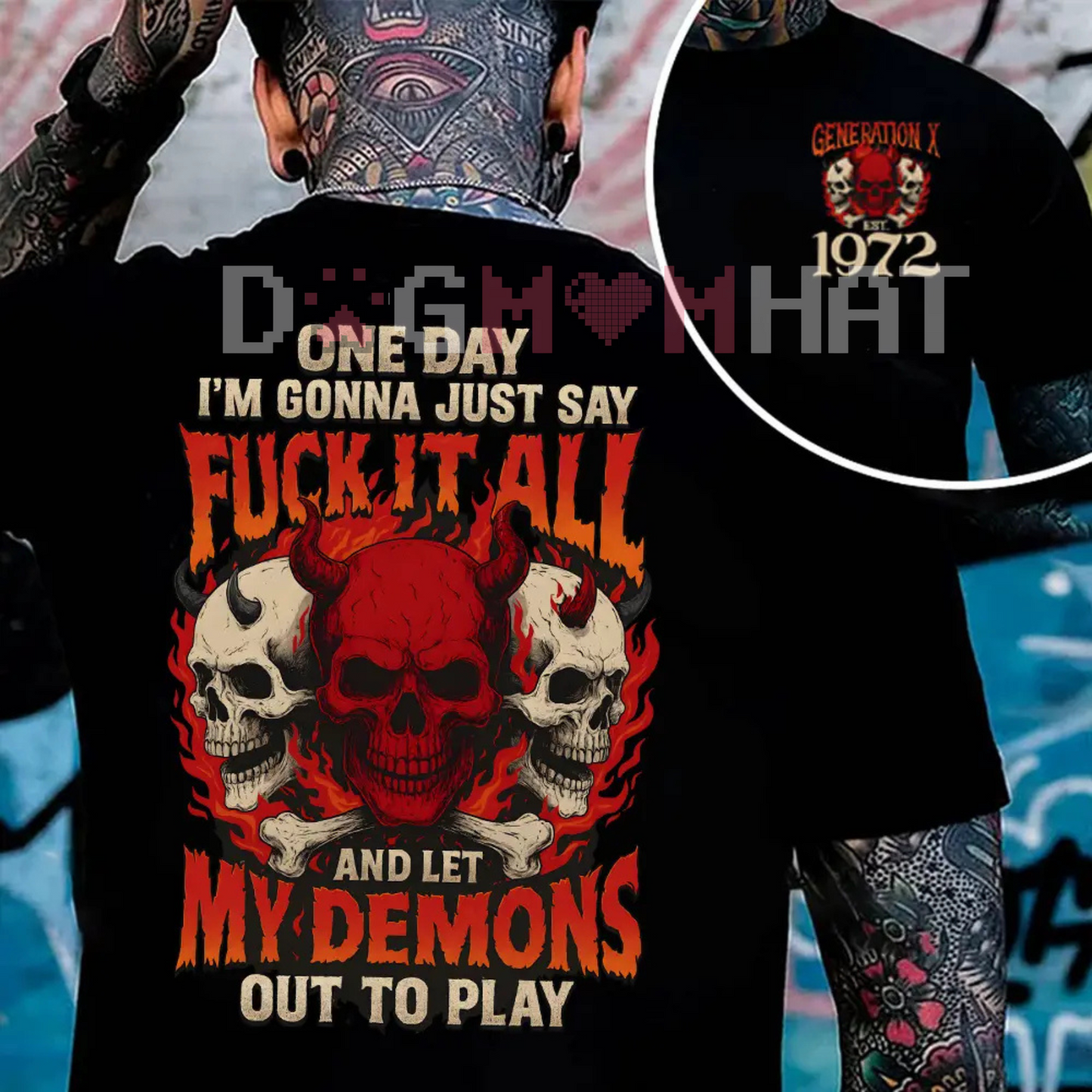 "One Day I'm Gonna Just Say F.I.A." T-Shirt – Gen X FAFO Tee