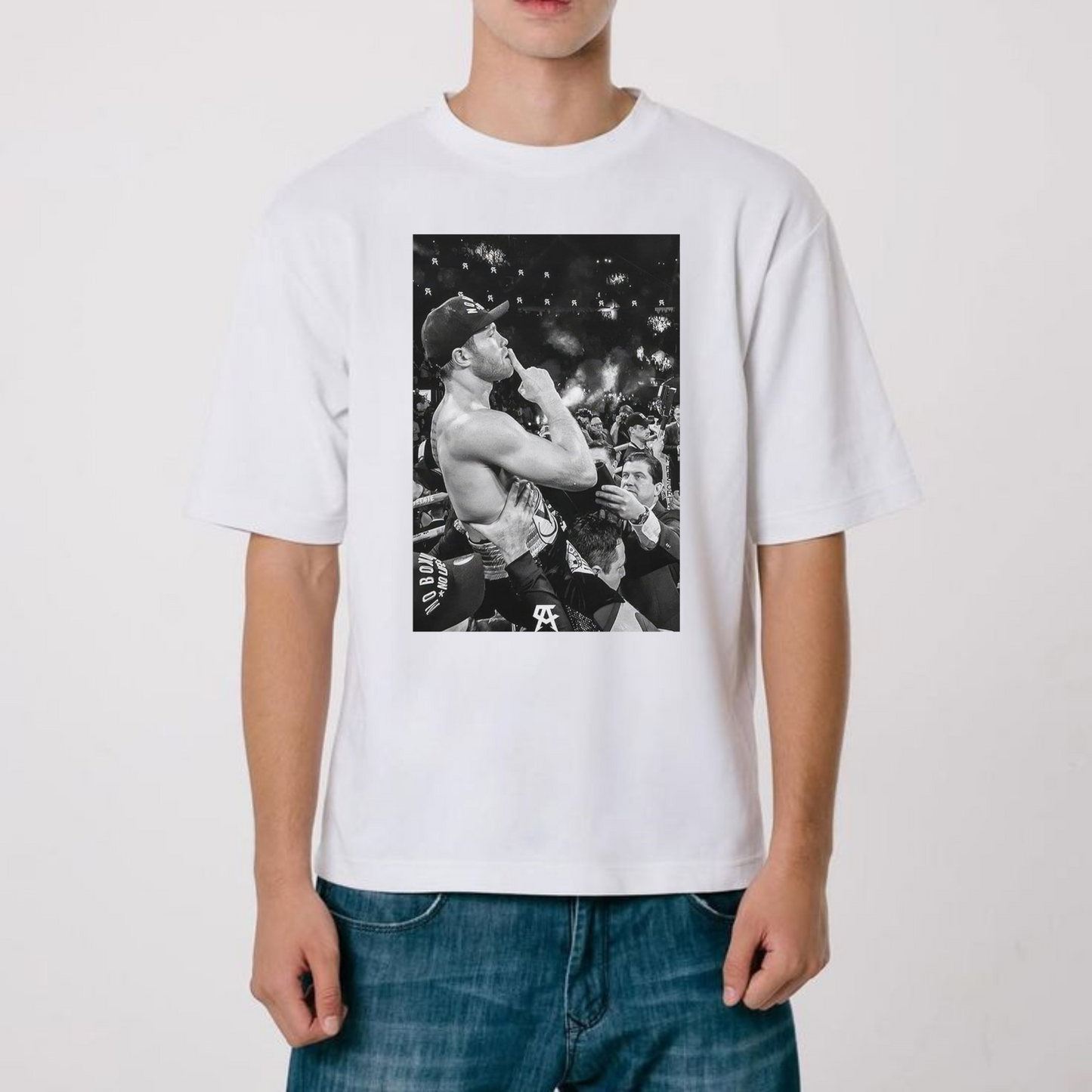 Hui BaiLi Canelo Alvarez Motivational Boxing Shirt – Champion Fighter Gym Wear