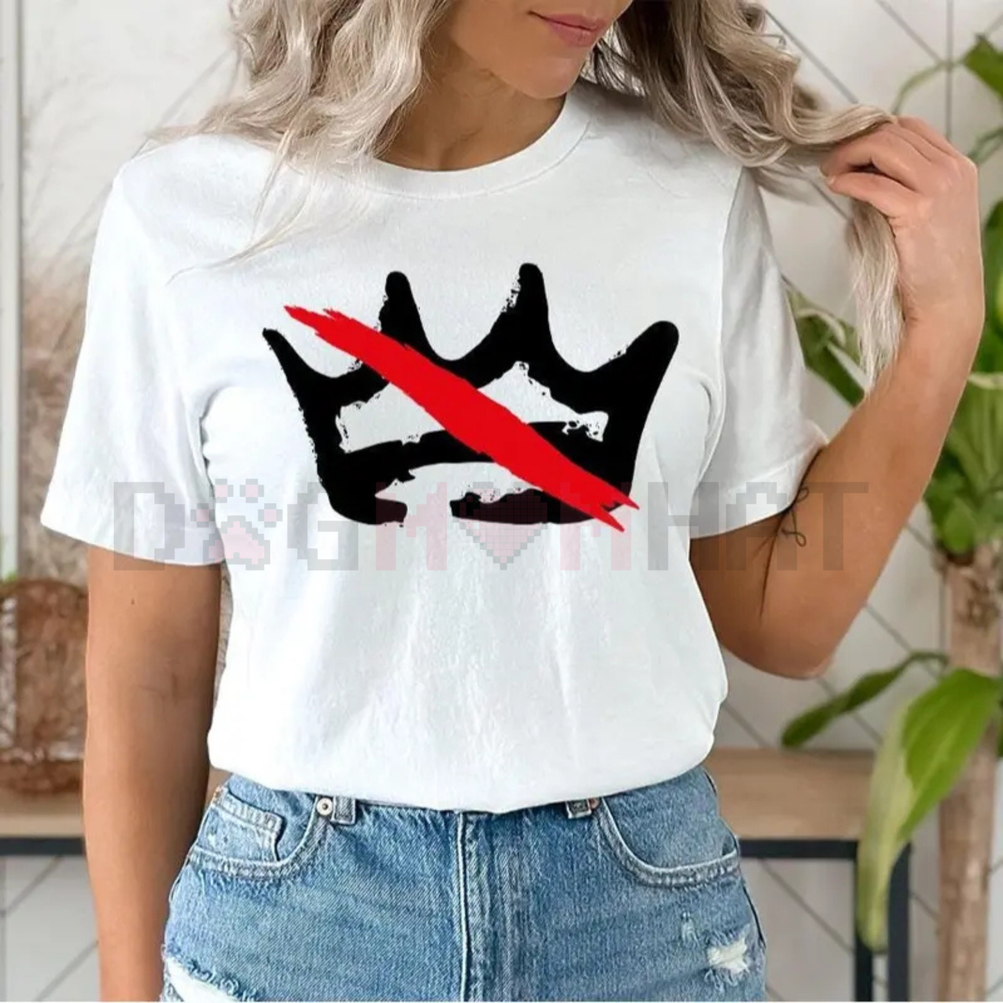 "No Kings in America" Protest Shirt – Crown Nope Kings T-shirt