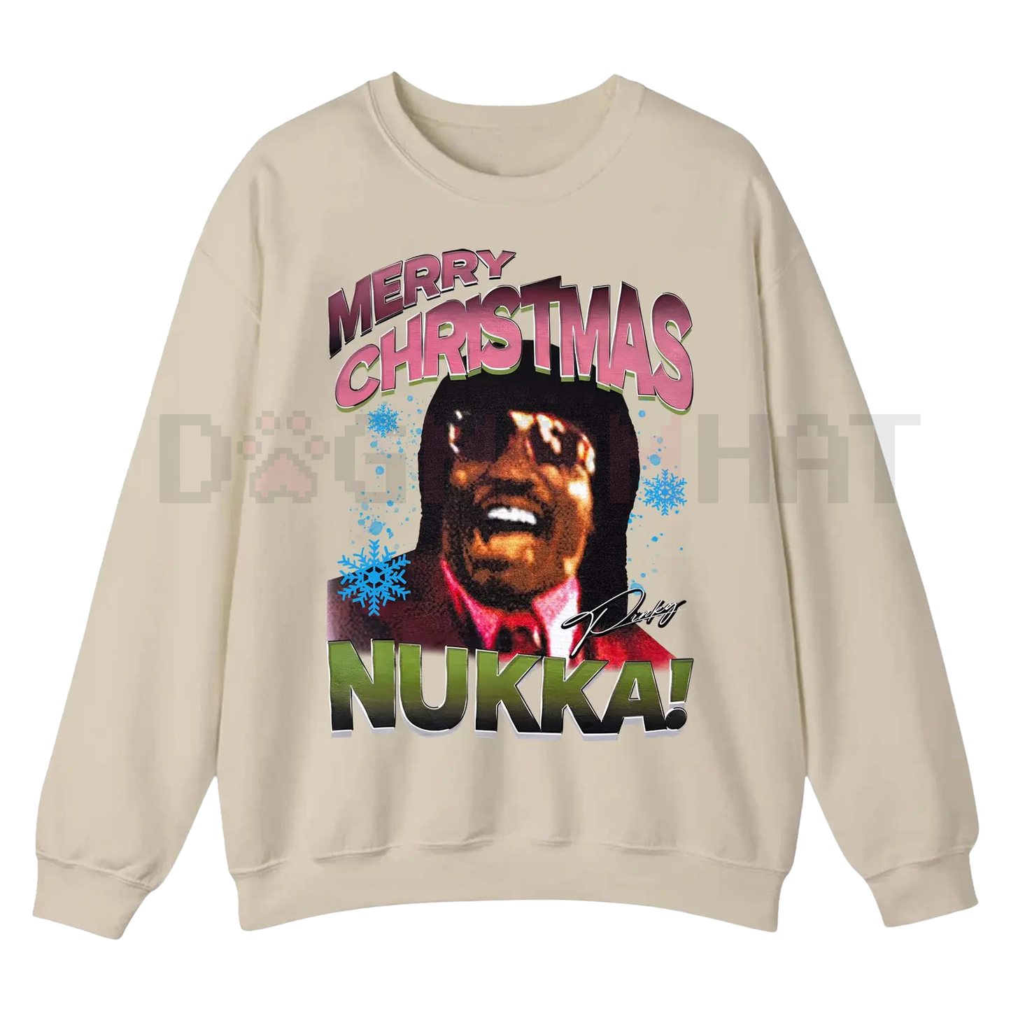 Pinky From Friday Merry Christmas Sweater – Funny Holiday Graphic, Christmas Santa Hat Unisex Sweatshirt