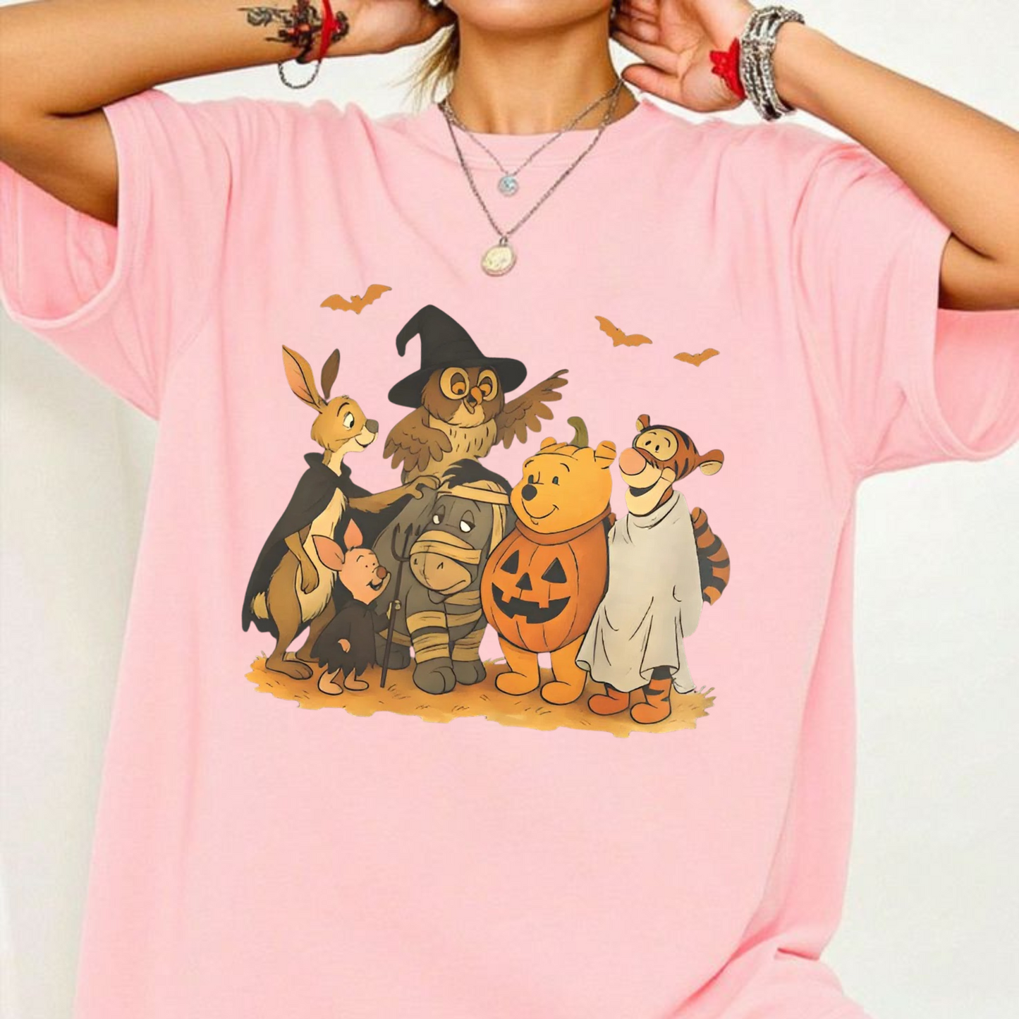 Vintage Halloween Animal Friends T-shirt