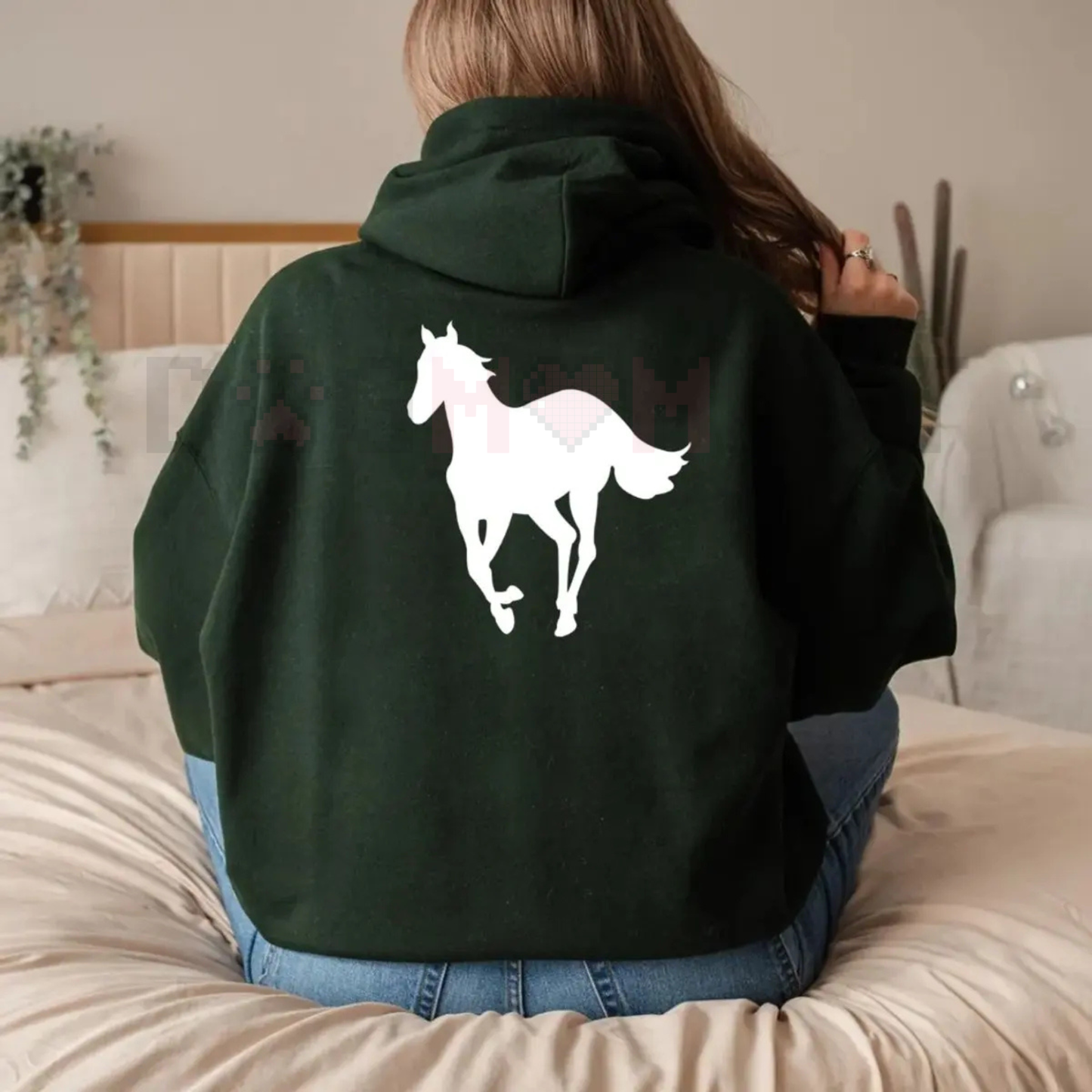 Deftones White Pony On Back Hoodie – Rock Band Shirt, Nu Metal Chino Moreno, Around The Fur Hoodie