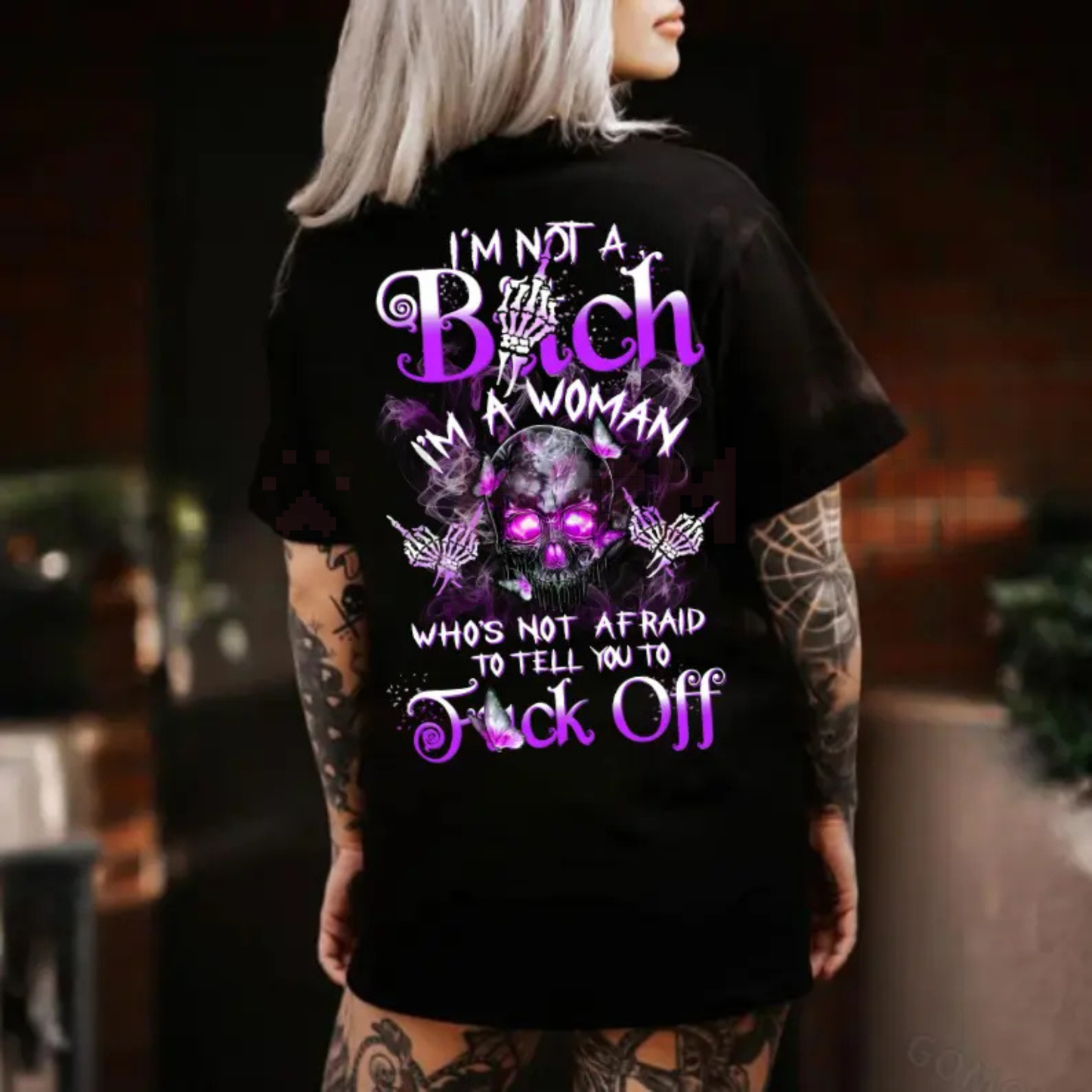 "I'm A Woman Who's Not Afraid To Tell You To F Off Shirt"