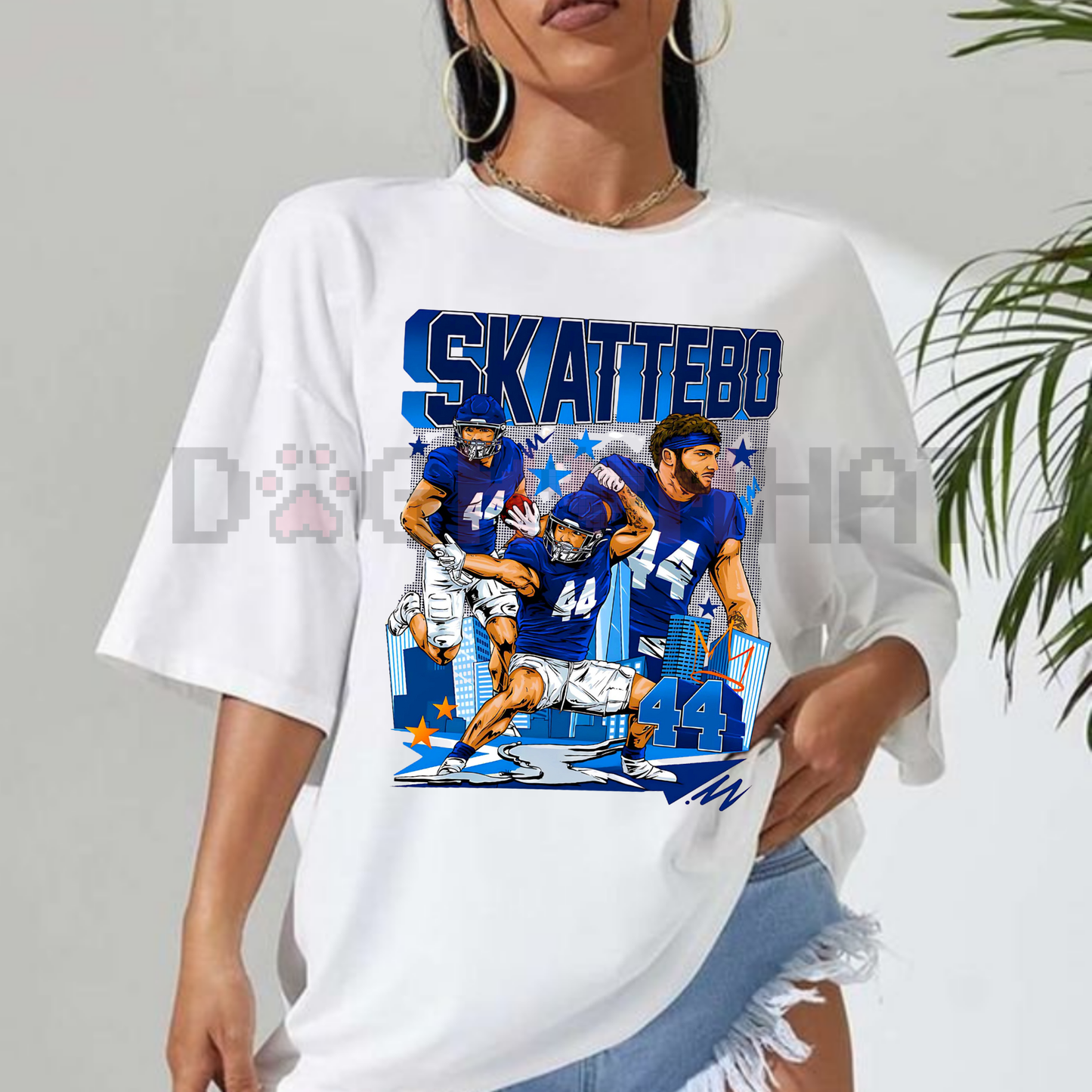 Cam Skattebo Graphic T Shirt Giants Football Tee Arizona State Sun Devils RB NEW