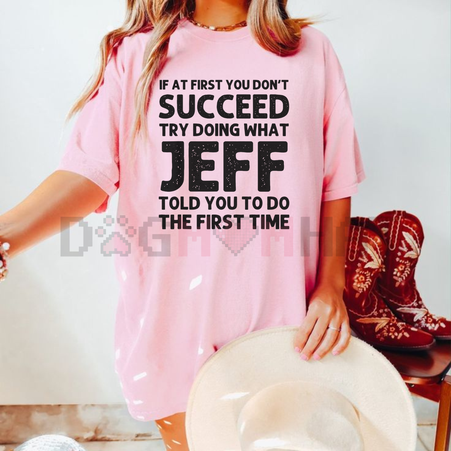 Jeff Funny Quote T-Shirt for Men – Black Cotton Casual Short Sleeve Tee