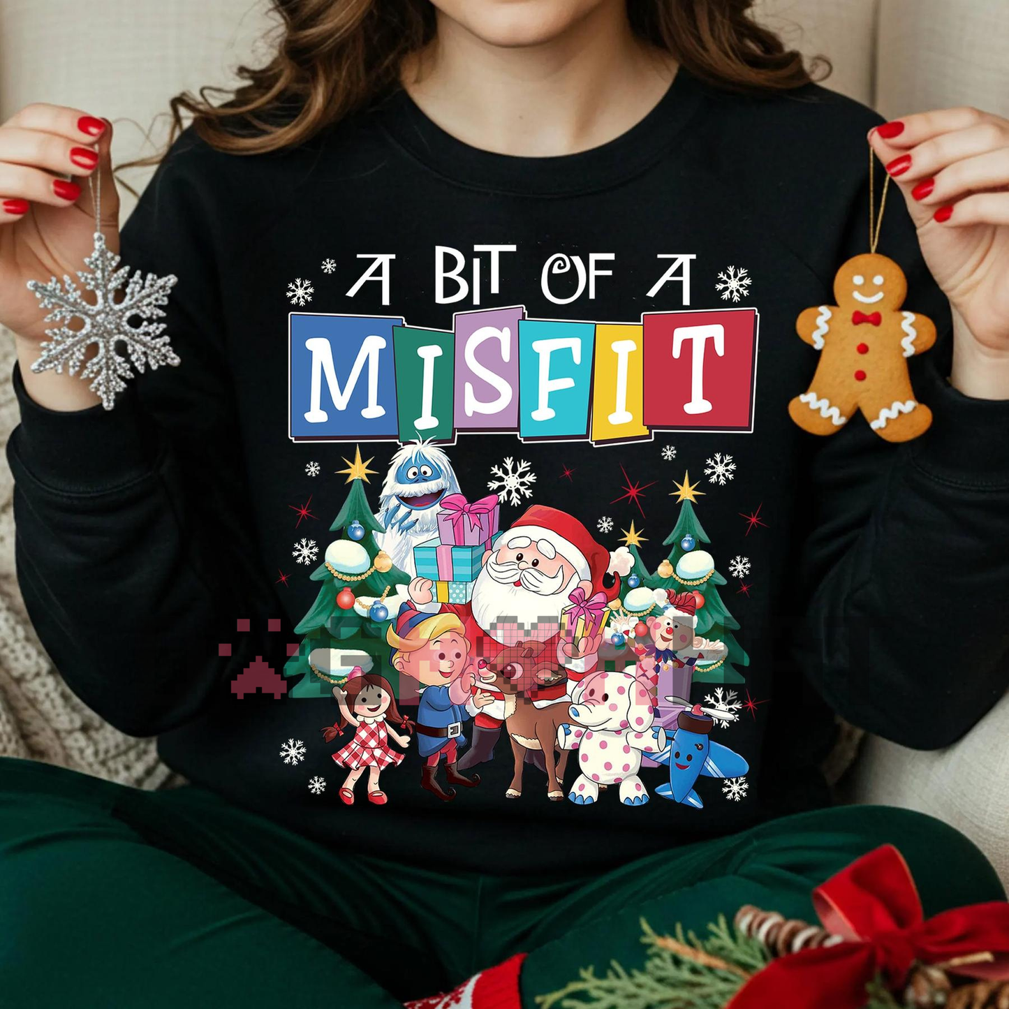 Red Nosed Reindeer Christmas Shirt – Rudolph and Friend Xmas Sweatshirt, Classic Christmas Movie Tee