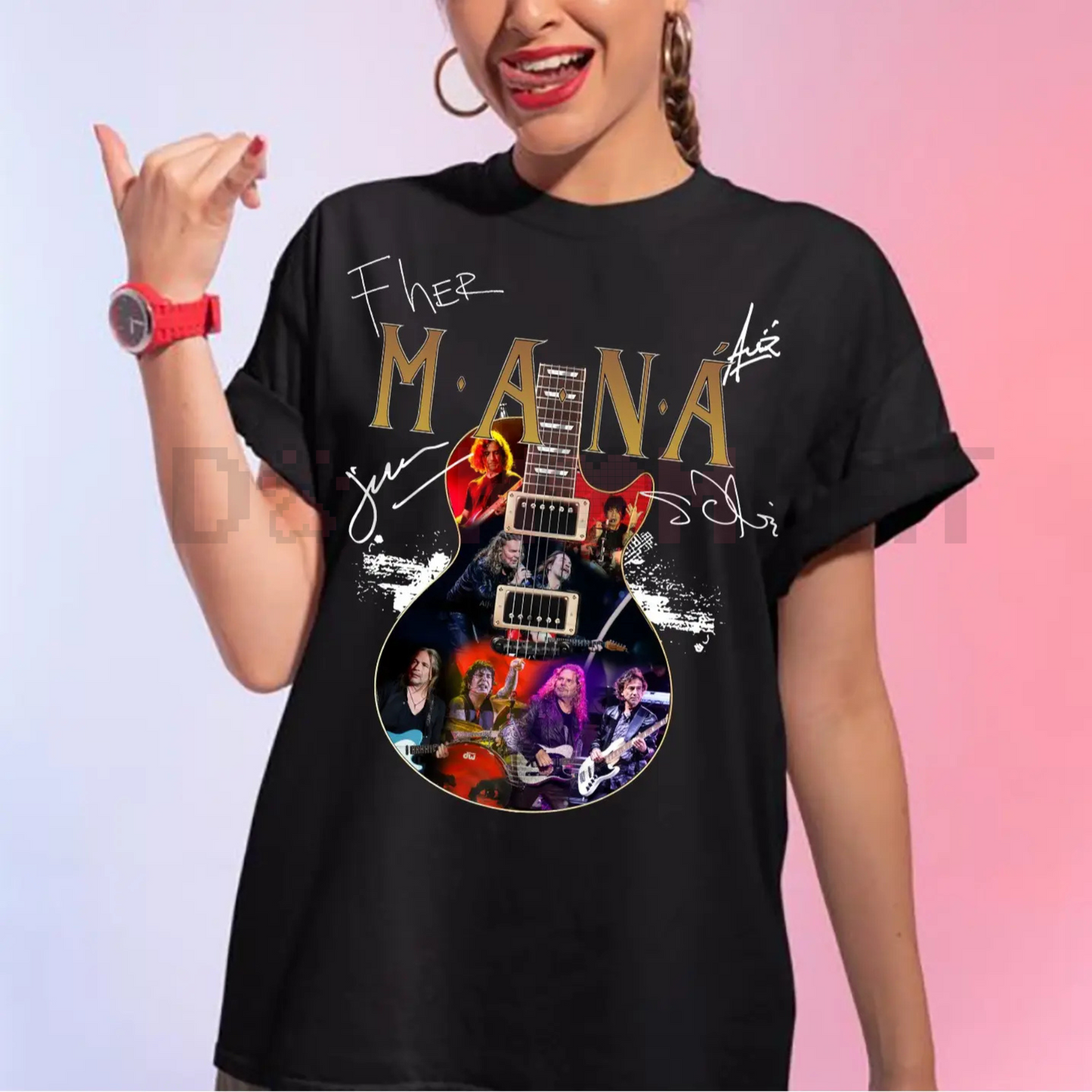 Maná Tour 2025 Tee – Vintage Latin Rock Tour Shirt, Music Fan Merch, Retro Band T-Shirt for Men & Women
