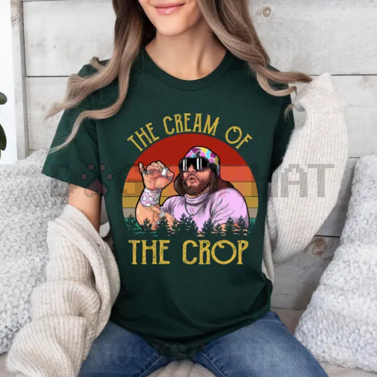 Macho Man Randy Savage Shirt – "Cream of The Crop" Vintage Retro T-Shirt, Funny Macho Man Tee