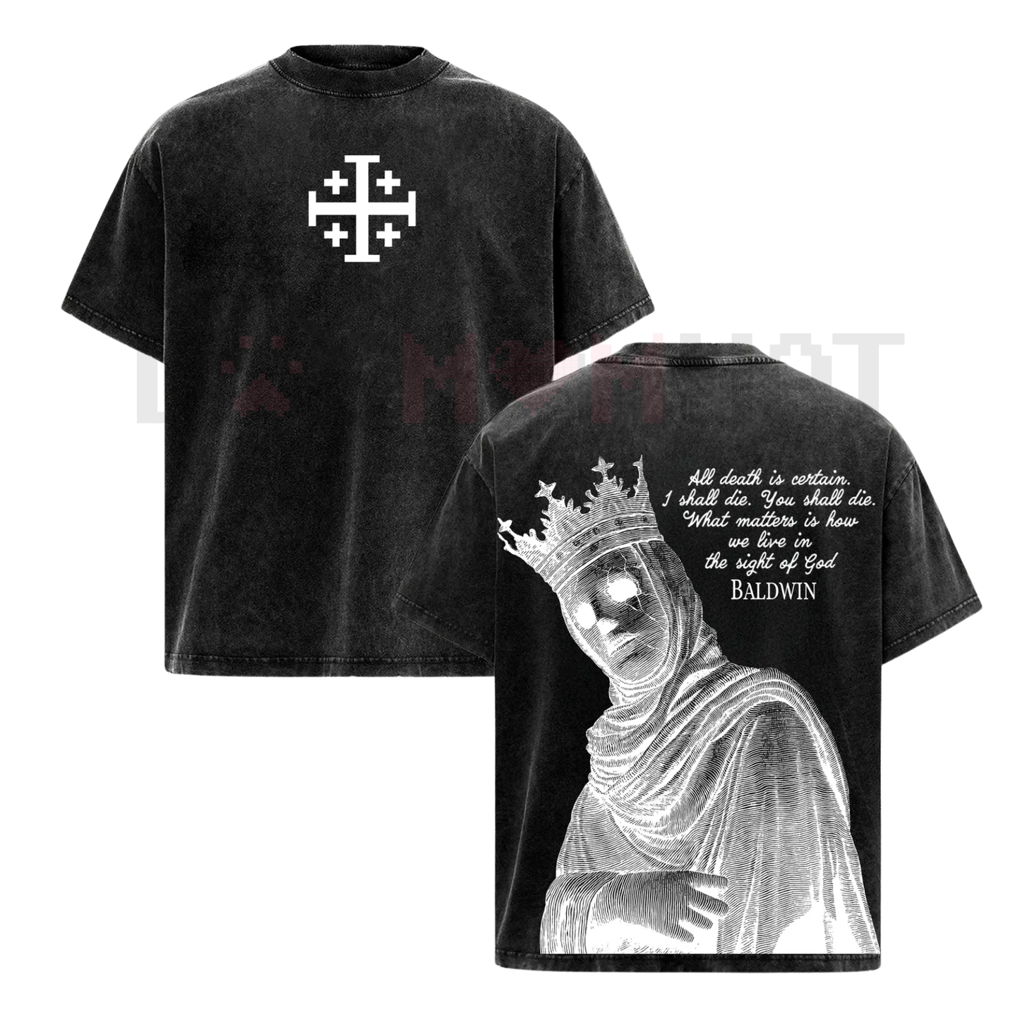 Baldwin IV The Leper King T-Shirt – Crusader King of Jerusalem Medieval History Tee