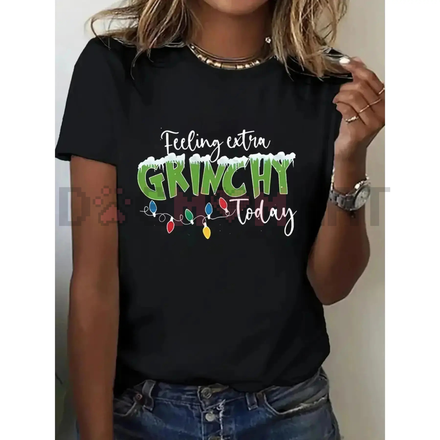 "Feeling Grinchy Today" Christmas T-Shirt – Dr. Seuss Inspired Holiday Graphic Tee