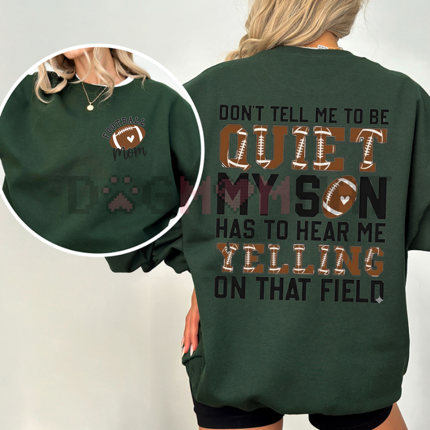 Football Mom Sweatshirt – Football Mama Gifts, Game Day Shirt, Touchdown Shirt