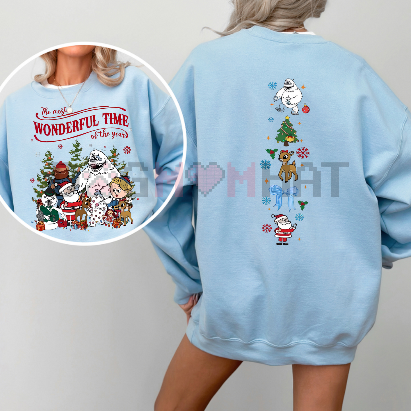 Vintage Rudolph Christmas Sweatshirt – Retro Red Nosed Reindeer Shirt