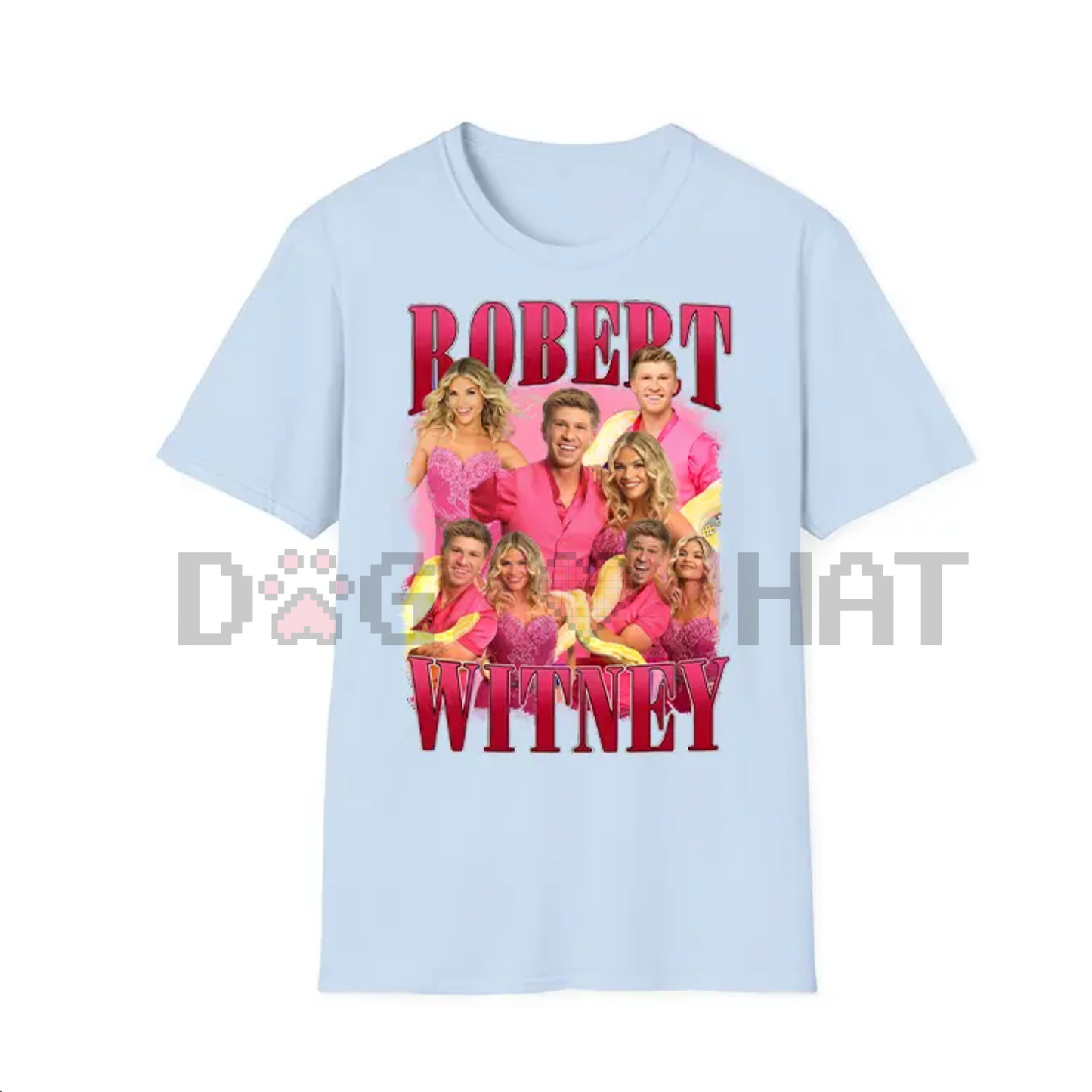 "Stars on Stage" Pink Dance Tee – Retro Dance Tour Style Fan Shirt