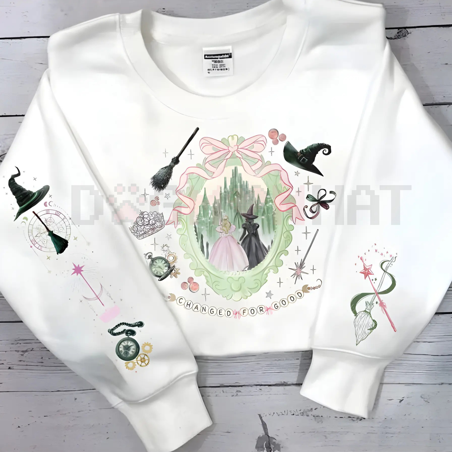 Enchanted Emerald Friendship Sweatshirt – Magical Best Friend Matching Crewneck