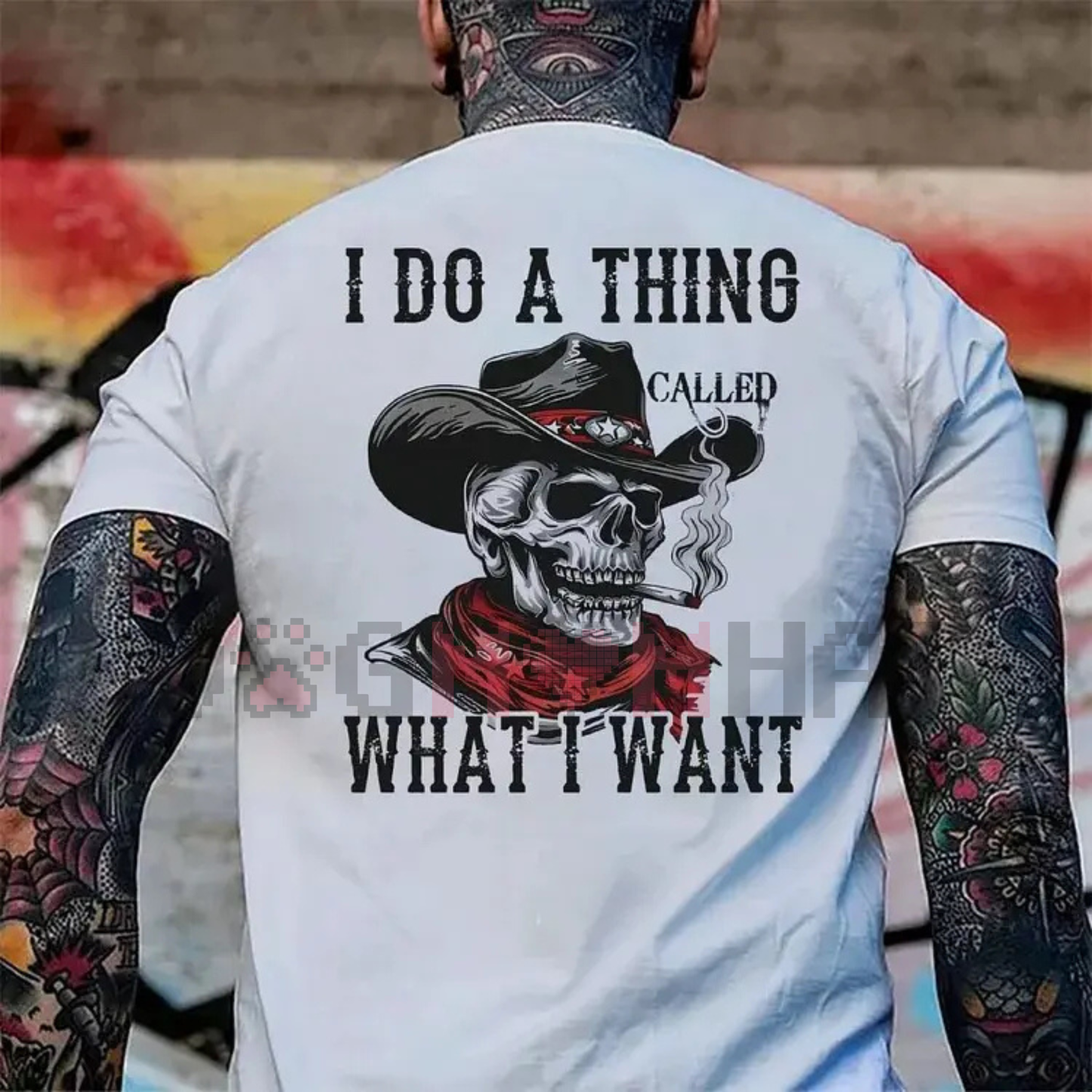 "I Do A Thing Called What I Want" Print T-Shirt – Unisex Fashion Slogan, Top Menswear Cotton Tee Shirt