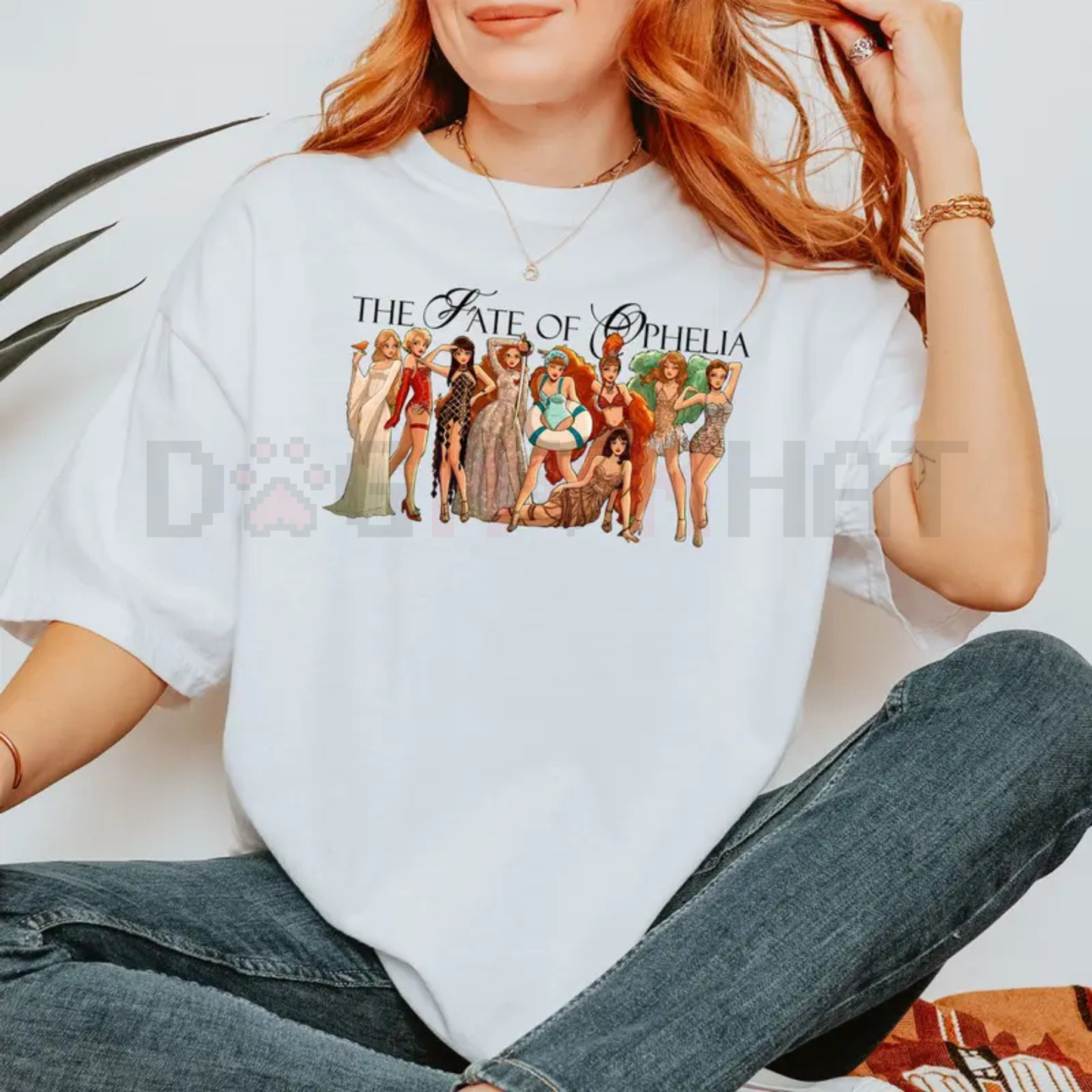 The Fate 0f 0phelia Shirt – Vintage Shakespeare Literary Graphic Tee