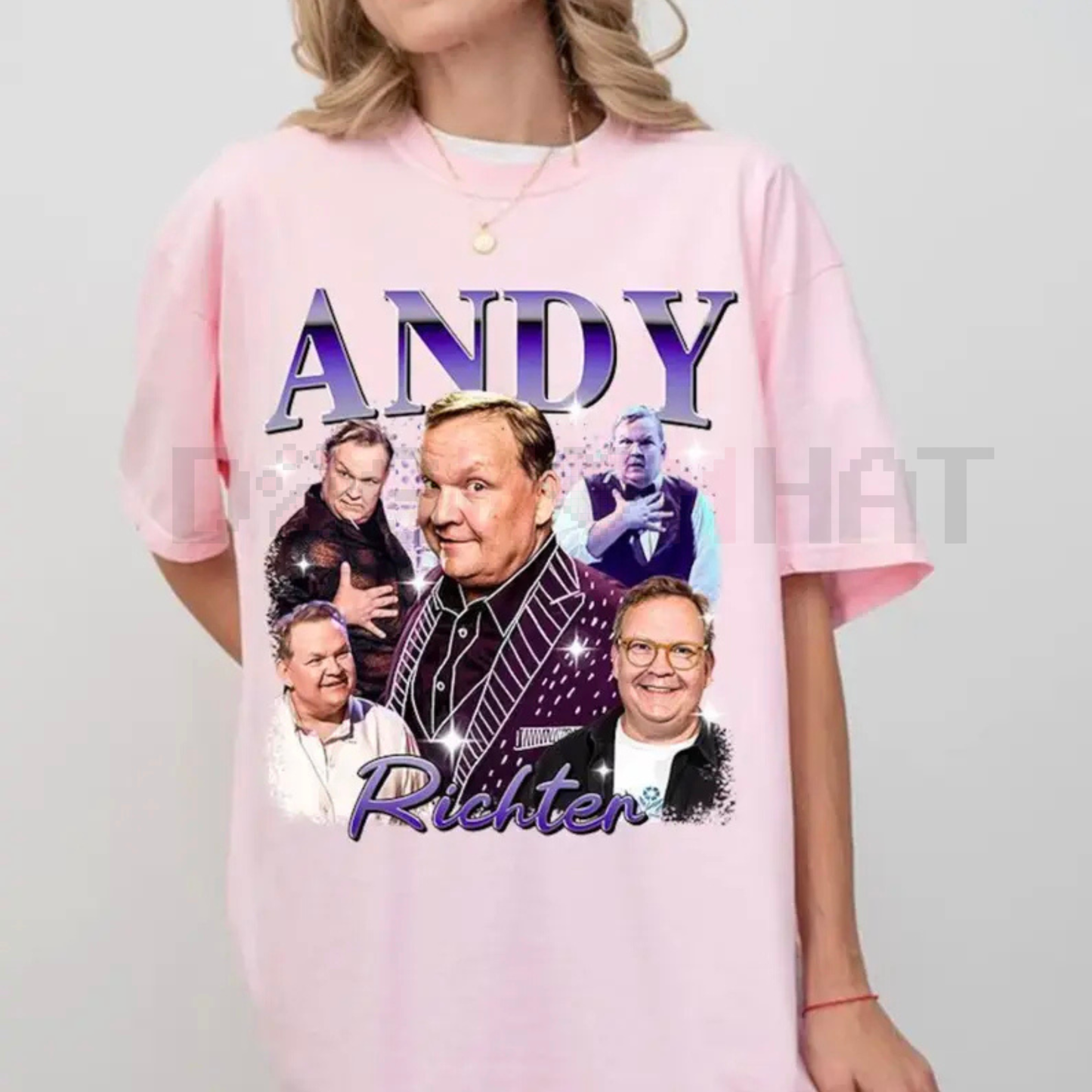 Andy Richter DWTS 2025 Bootleg Unisex Comfort Color Tshirt – Andy & Emma Slater Dancing With The Stars T-shirt