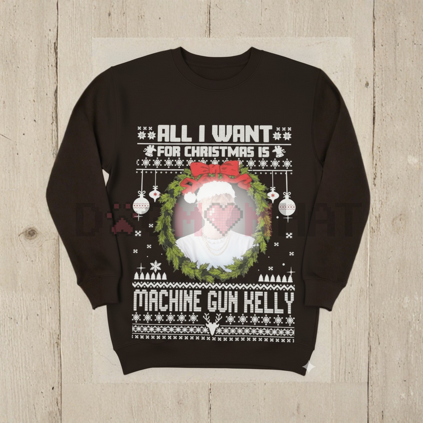 All I Want For Xmas MgKelly Music SweatShirt – Unisex Holiday Fan Gift, Machine Gun Kelly Band Apparel, Festive Rock Crewneck