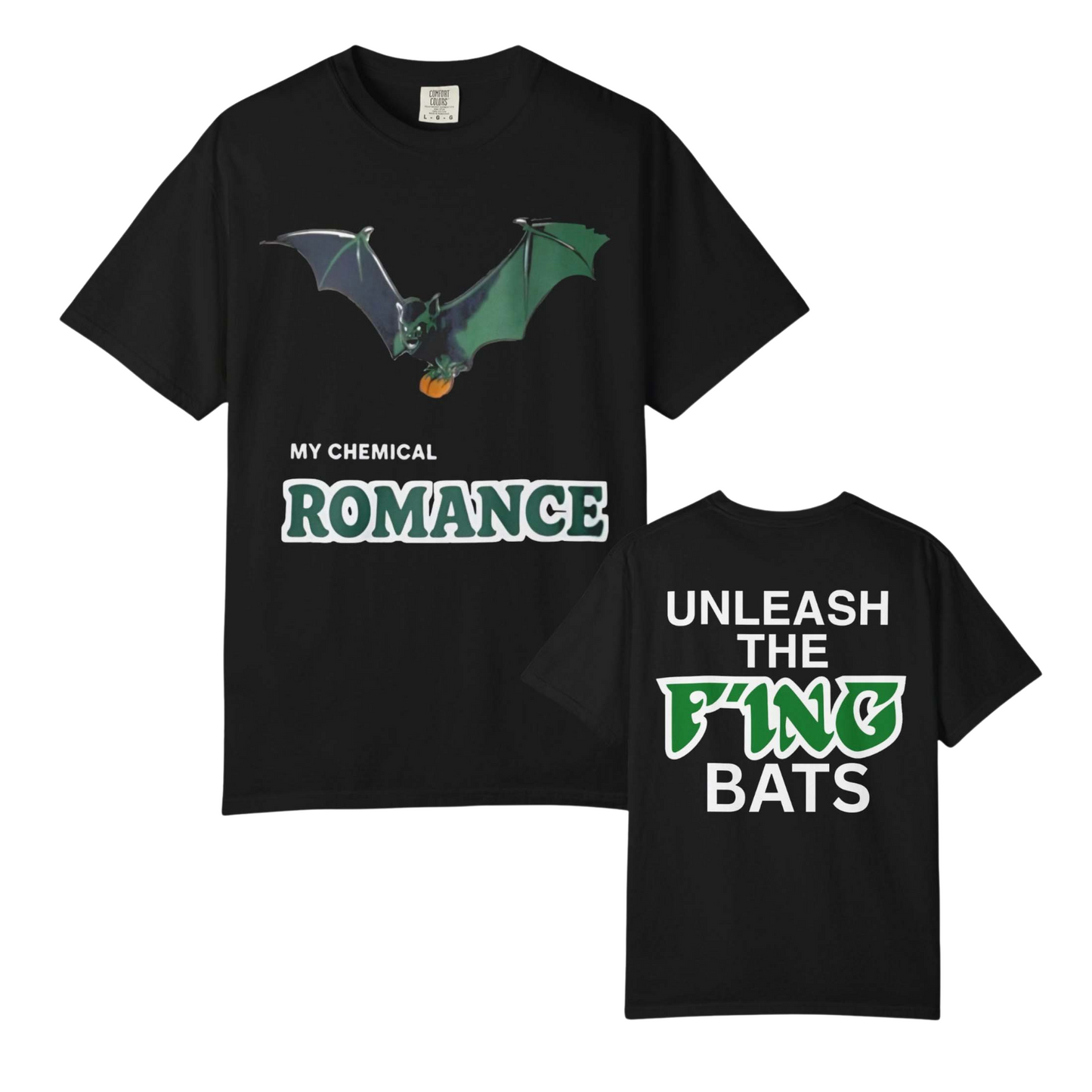 My Chemical Romance 'The Black Parade' Tour 2025 T-shirt - 'Unleash The F'ING Bats' Merch