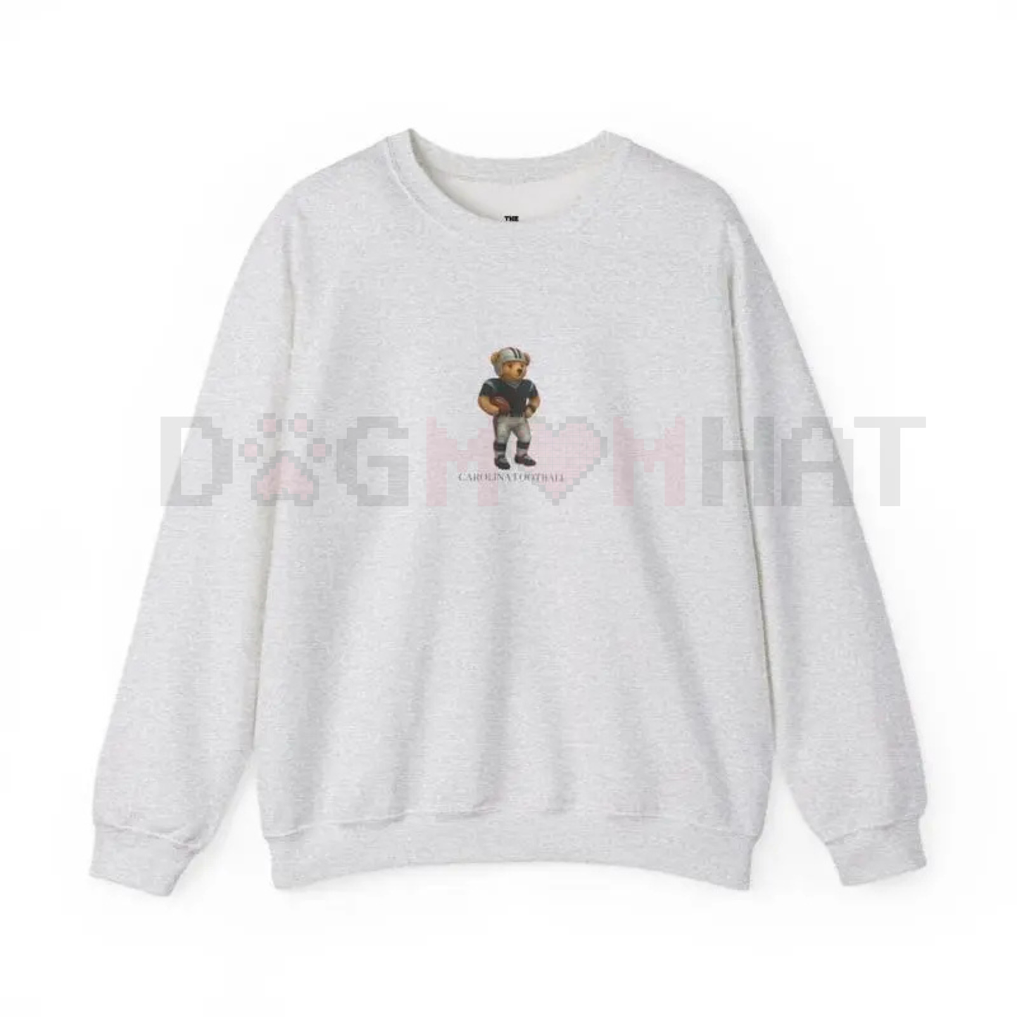 Unisex Vintage Football Teddy Bear Crewneck Sweatshirt