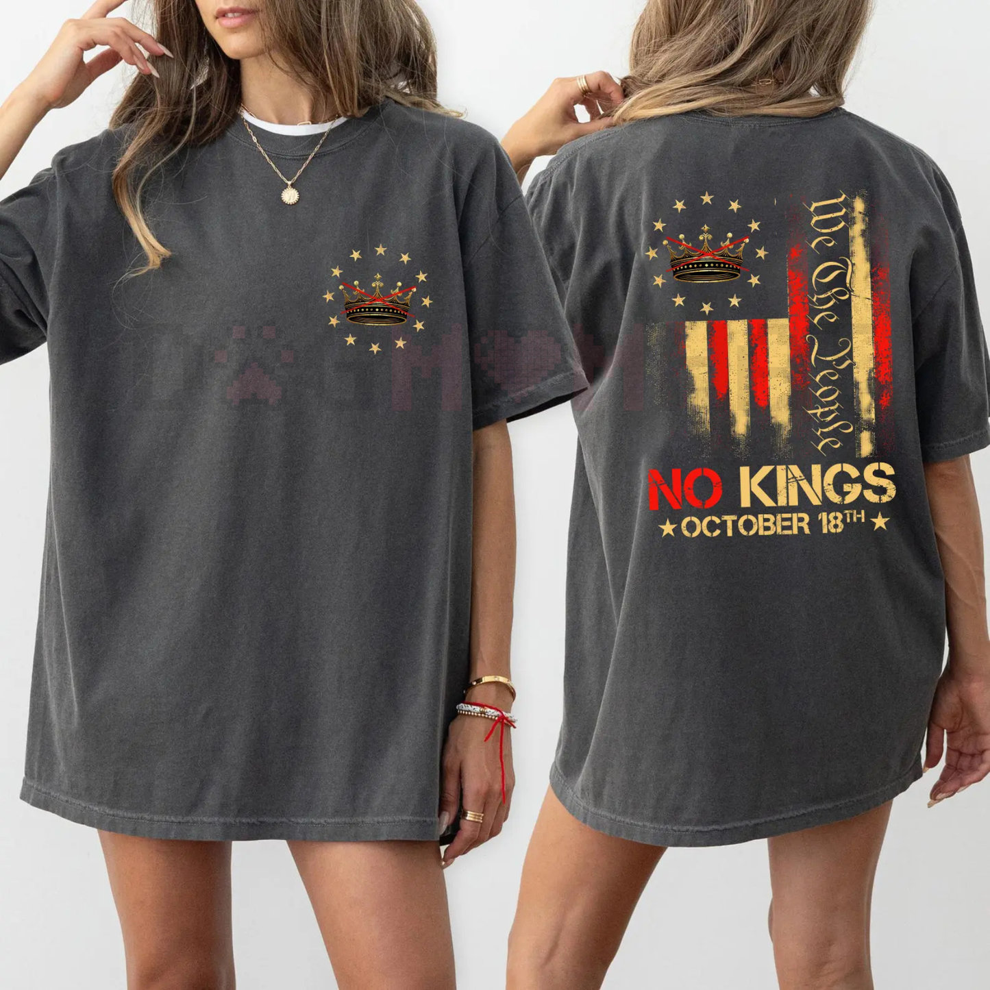 "No Kings in America: We The People" Shirt – Nope Kings 2.0 Tee (Oct 18)
