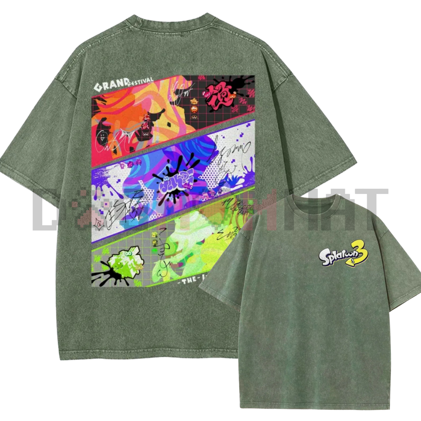 Splatoon 3 Unisex T-Shirt & Y2K Retro Anime Graphic Tee