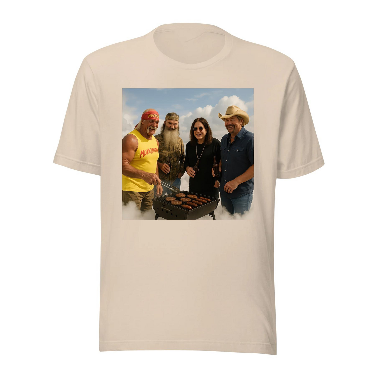 Ozzy, Hulk, Toby & Duck Dynasty Legends T-Shirt – Vintage Rock & America Icons Graphic Tee