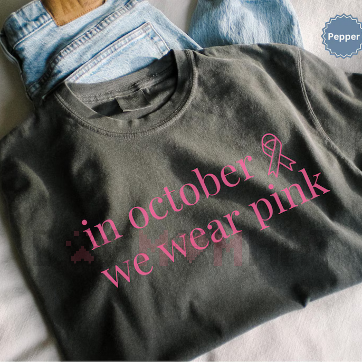 'In October We Wear Pink' Oncology Nurse Shirt